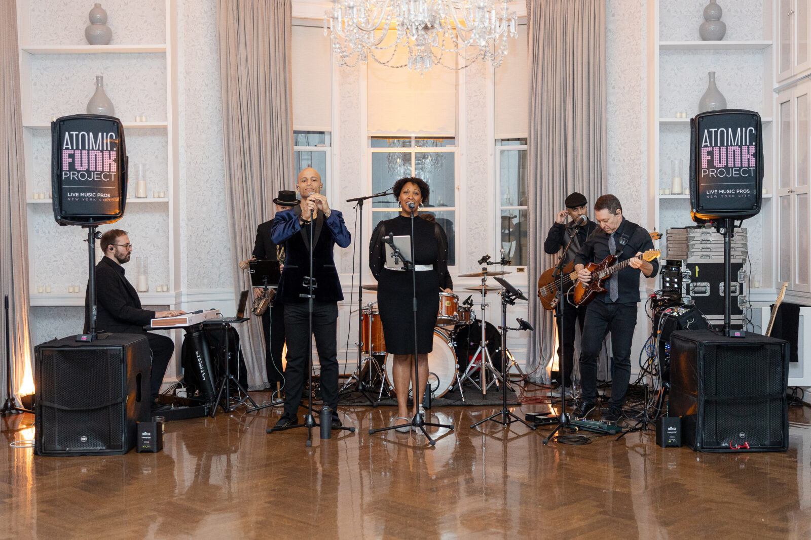 Wedding reception dancing