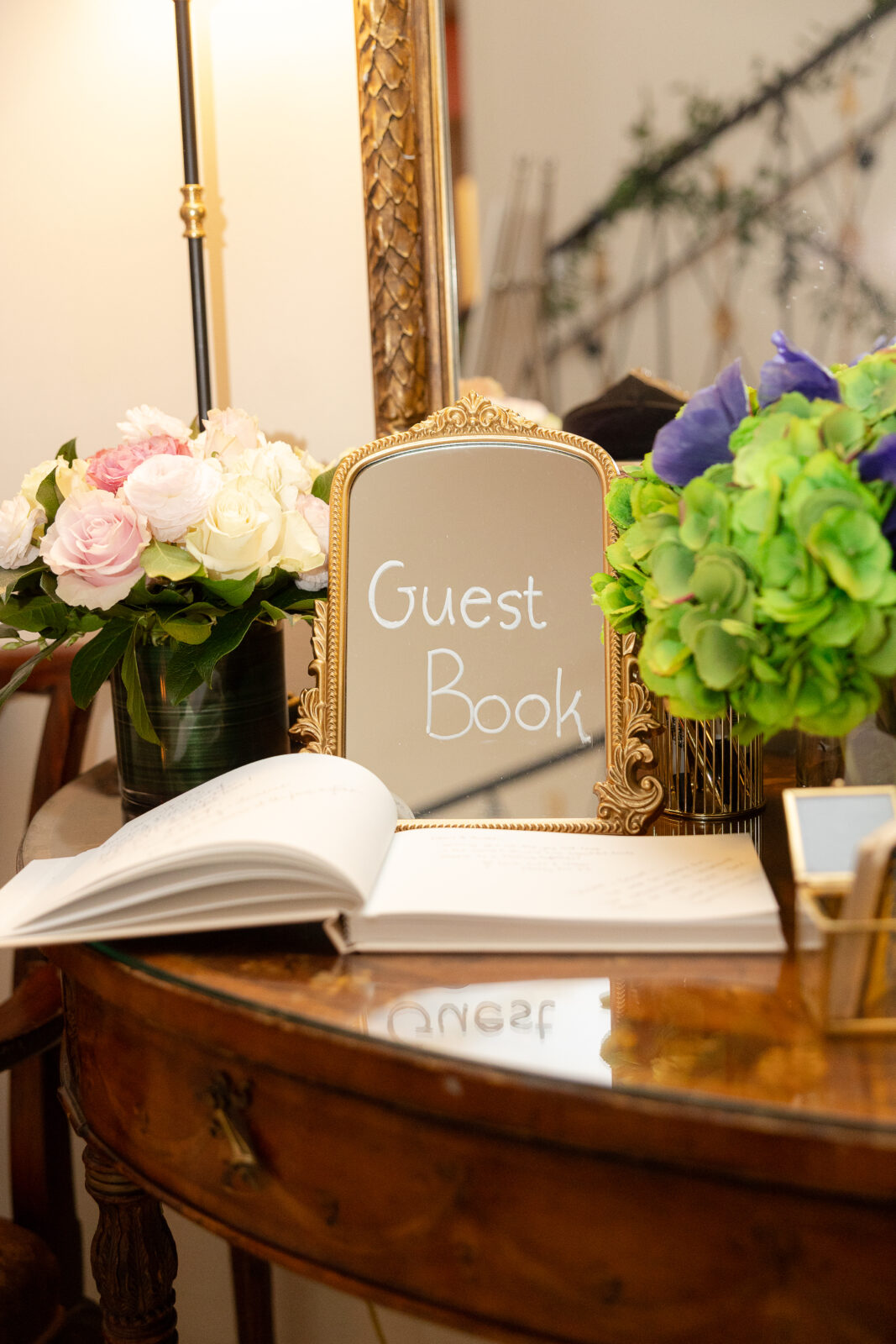 Wedding details at Harold Pratt House