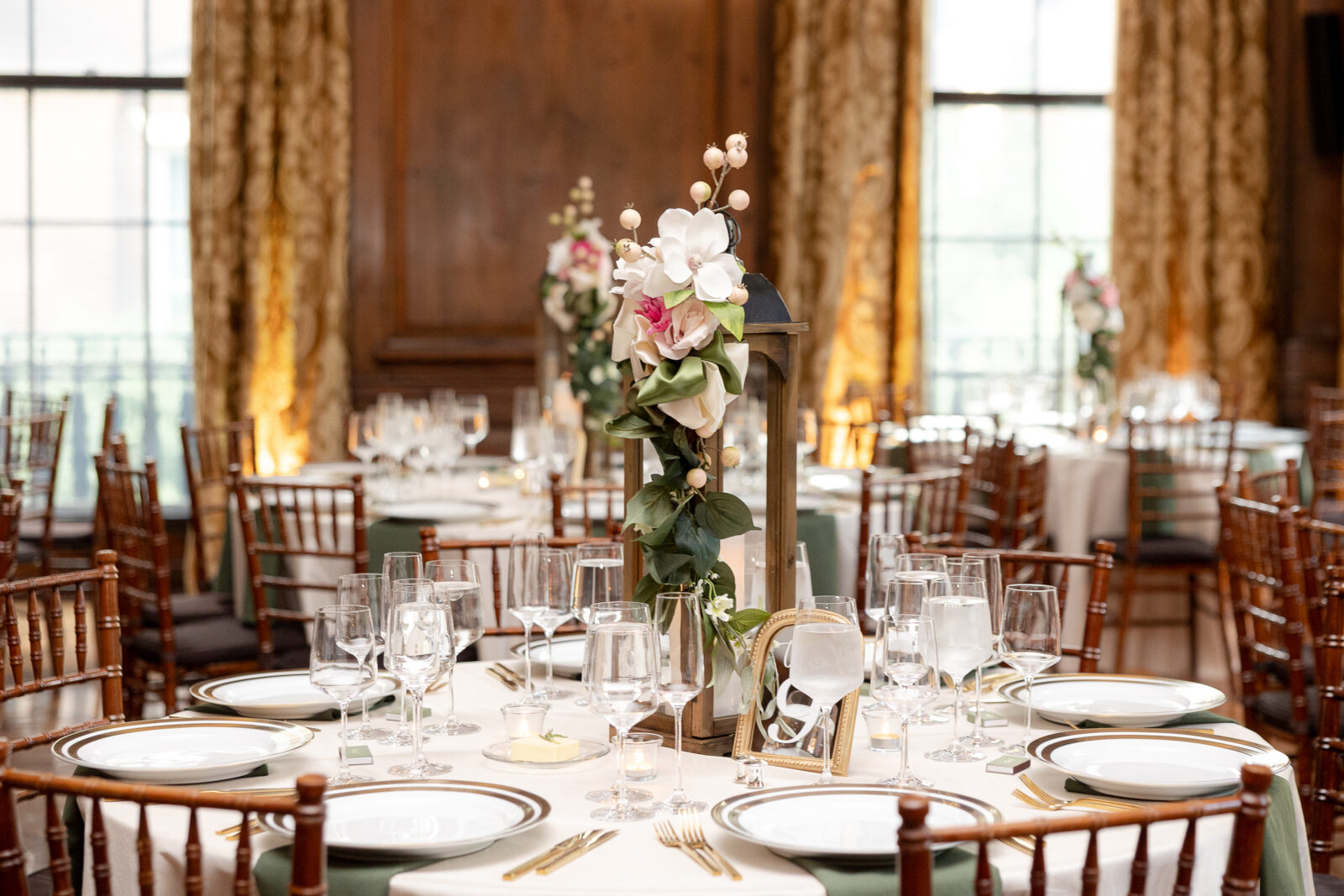 Wedding reception in Harold Pratt House