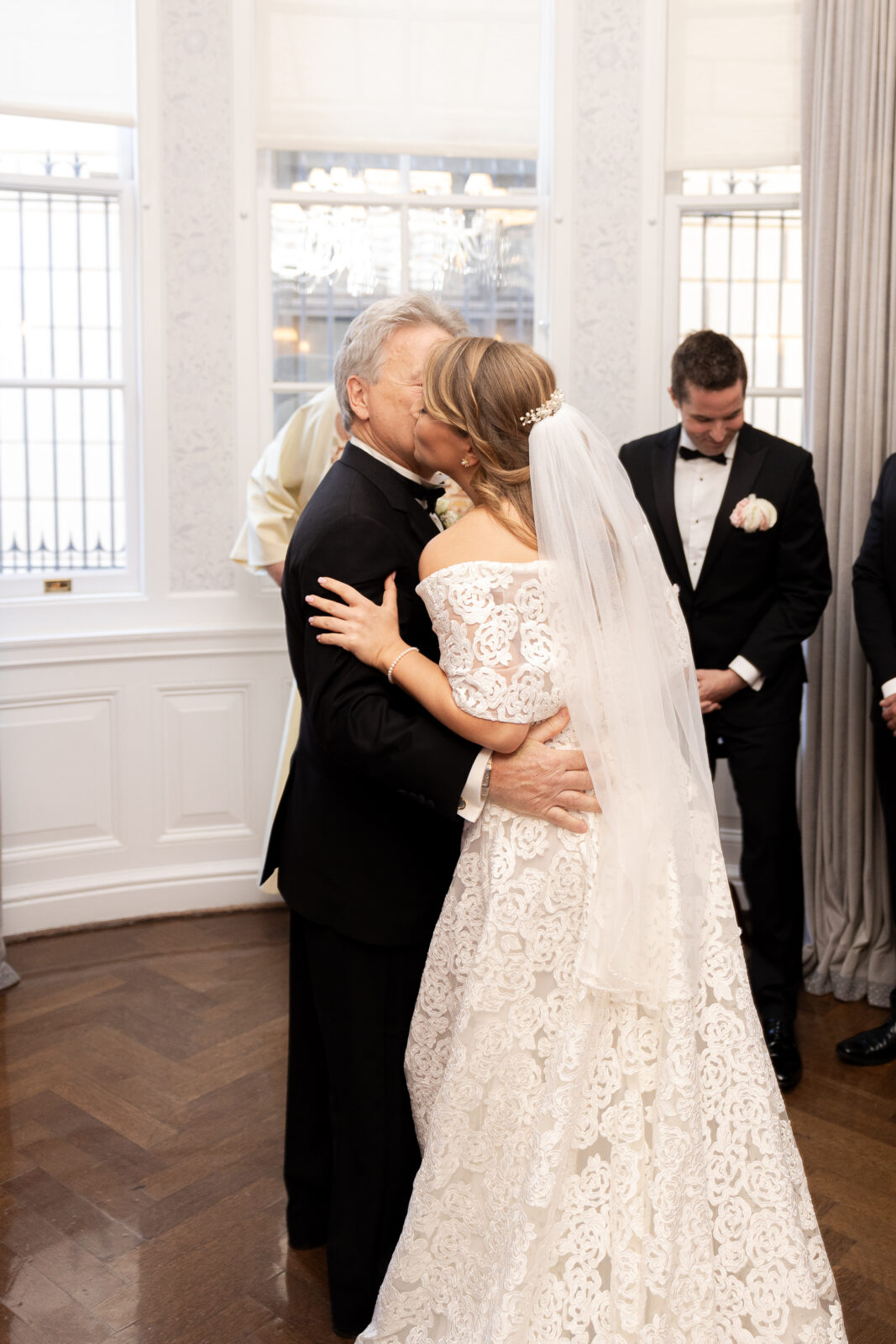 NYC wedding ceremony at Harold Pratt House