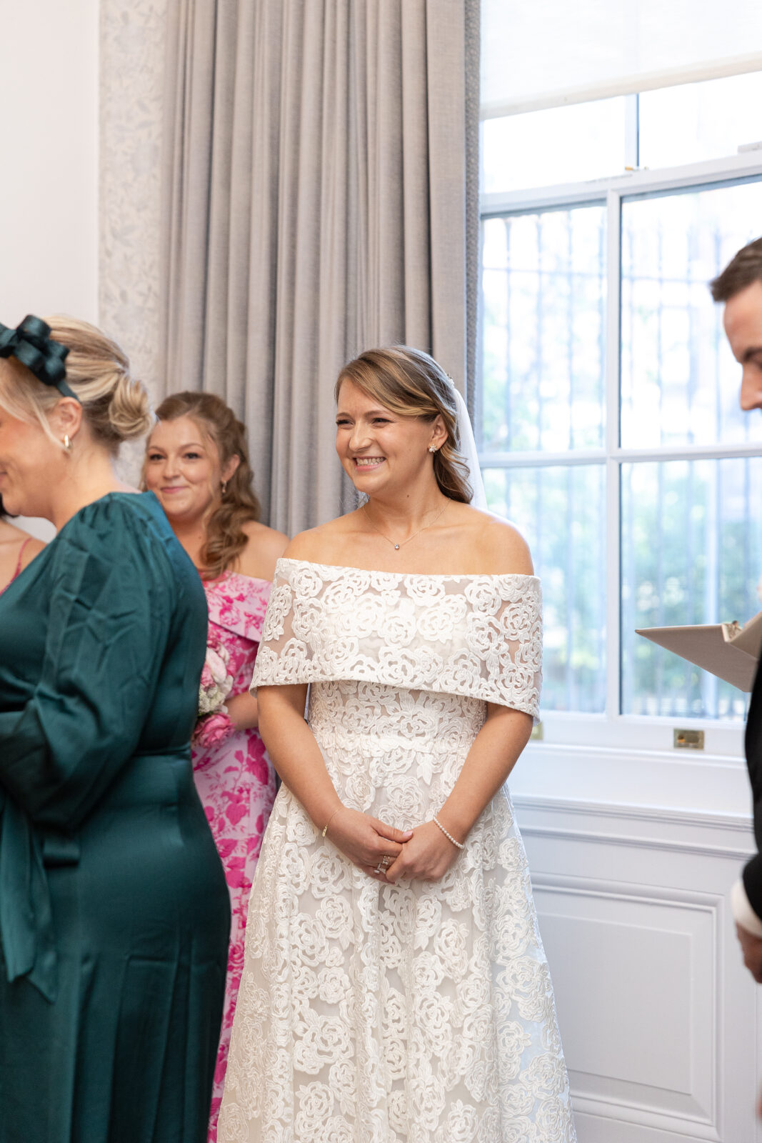 NYC wedding ceremony at Harold Pratt House