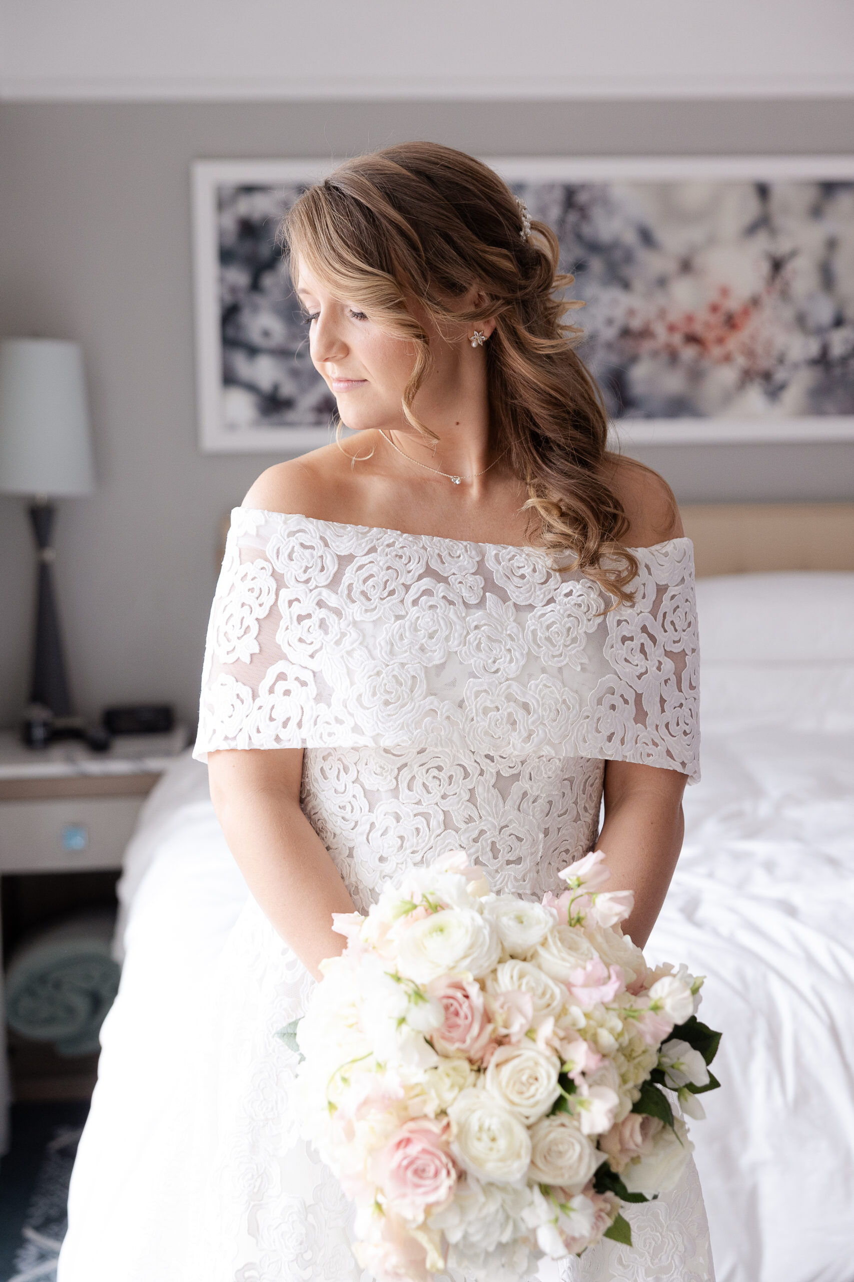Bride portraits for Harold Pratt house Wedding