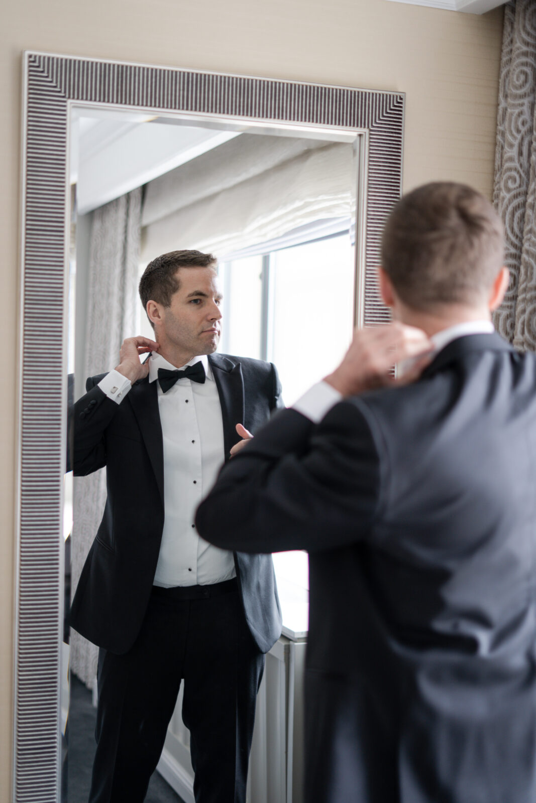 Groom portraits Loews Regency Hotel Manhattan wedding