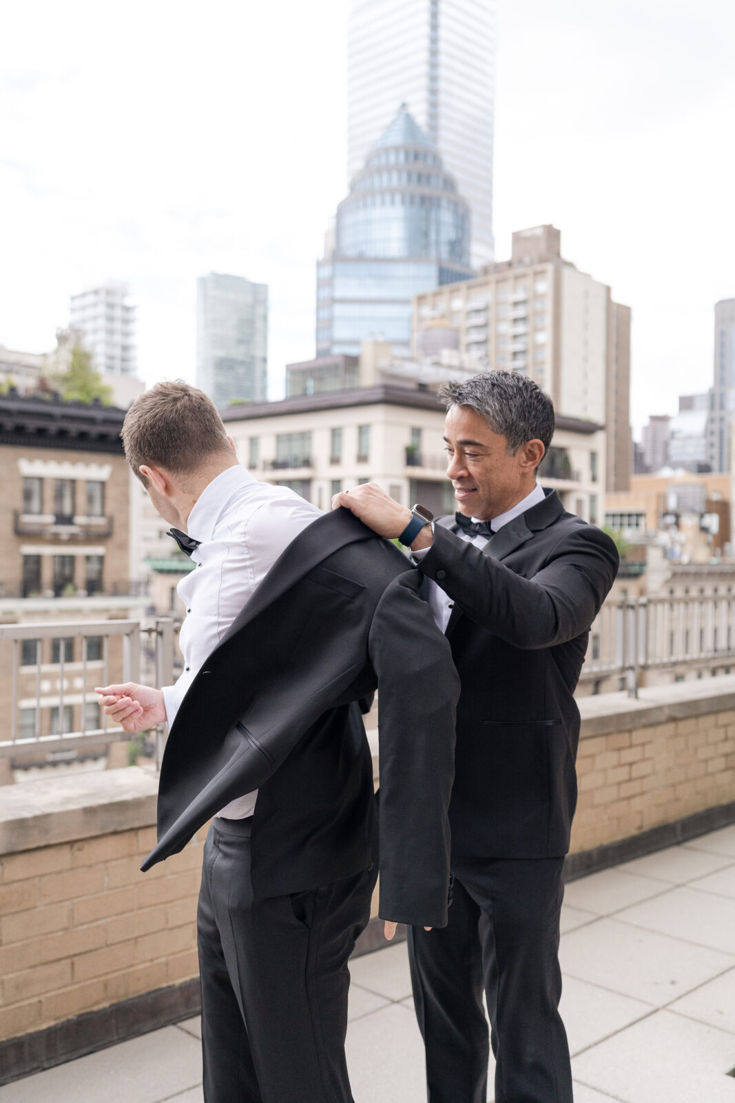 Groom portraits Loews Regency Hotel Manhattan wedding
