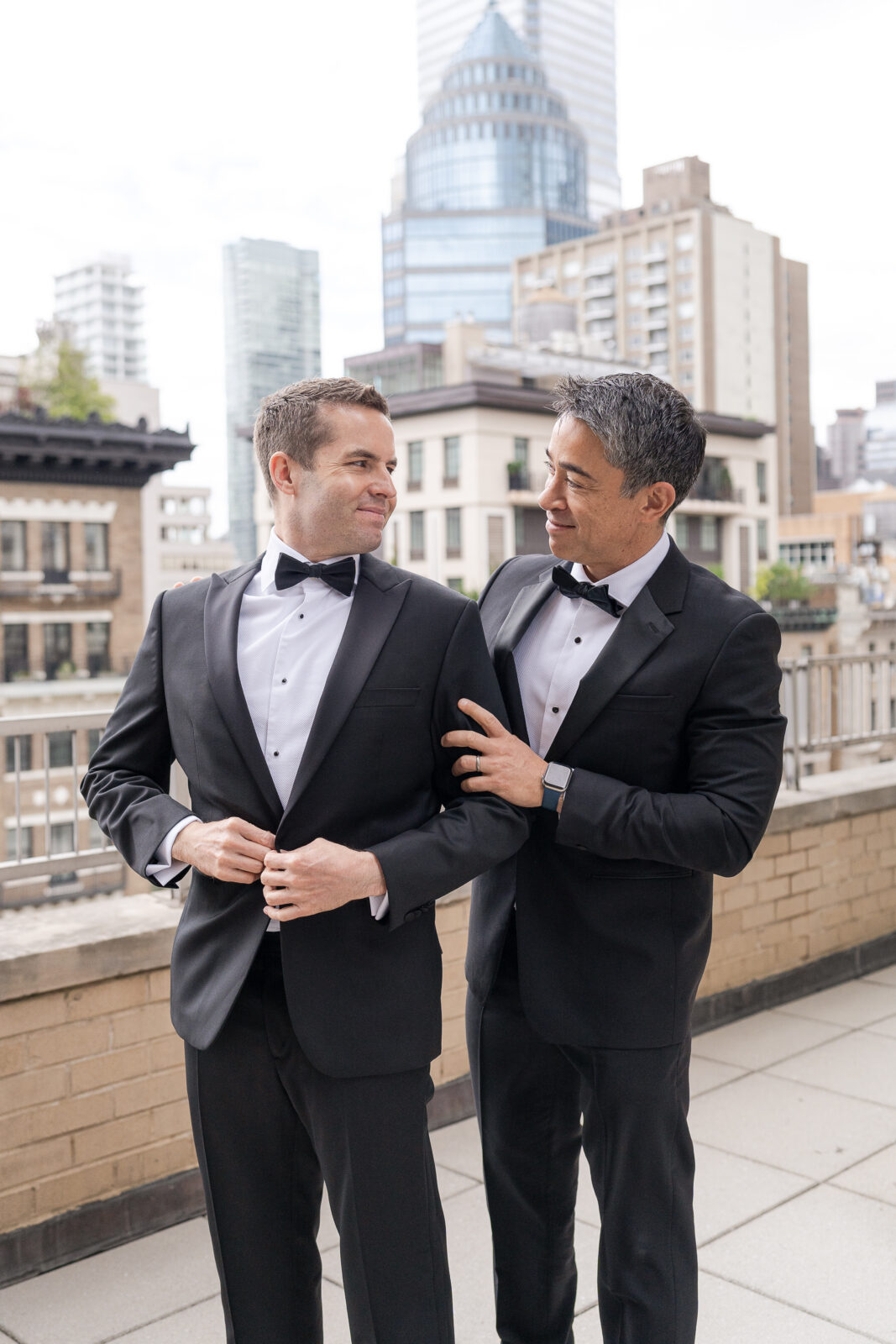 Groom portraits Loews Regency Hotel Manhattan wedding