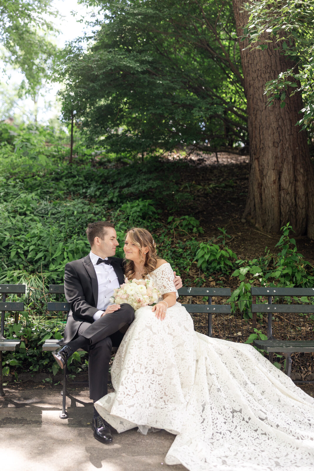 Central Park Mall Wedding Portraits