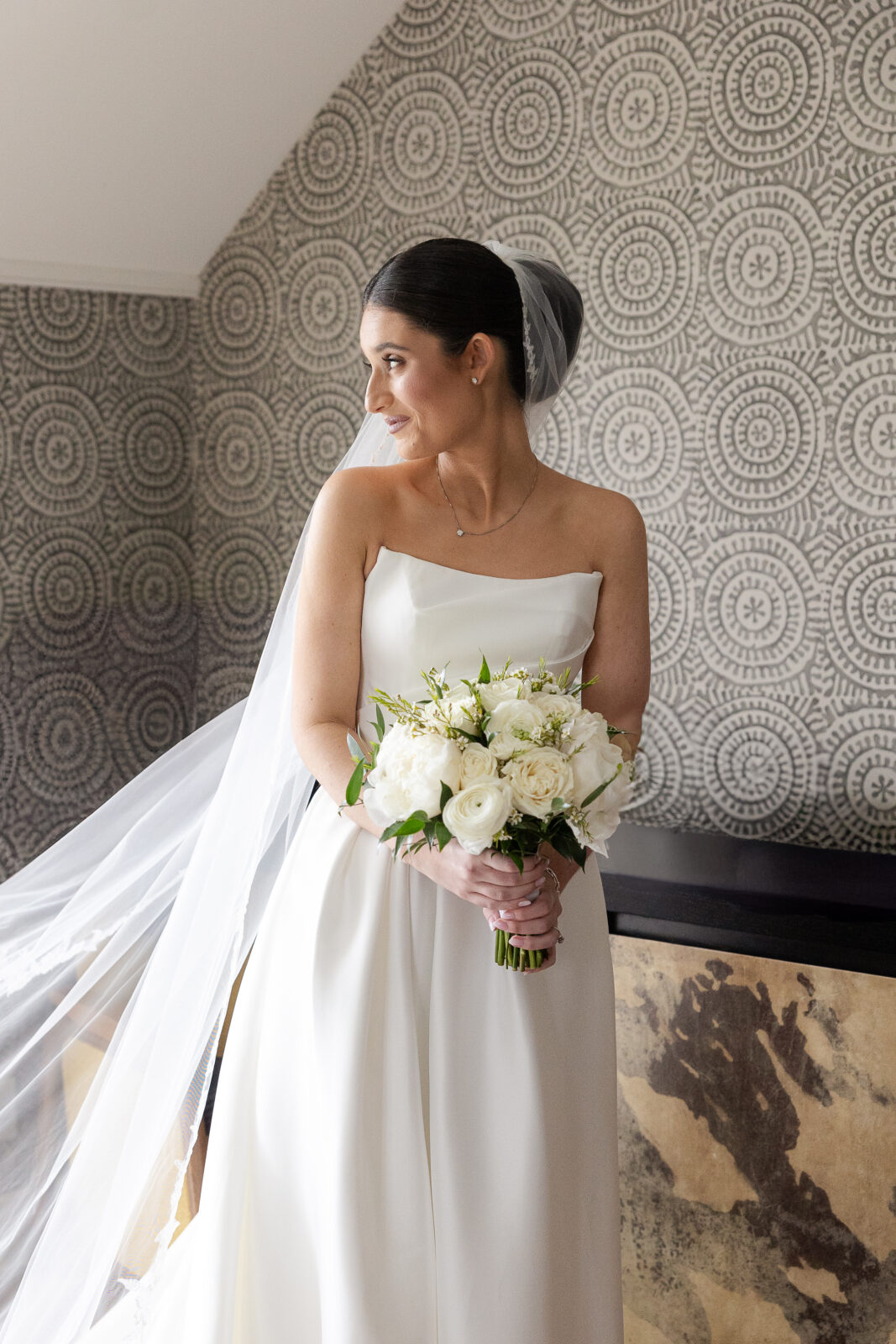 Bride with her bridesmaid