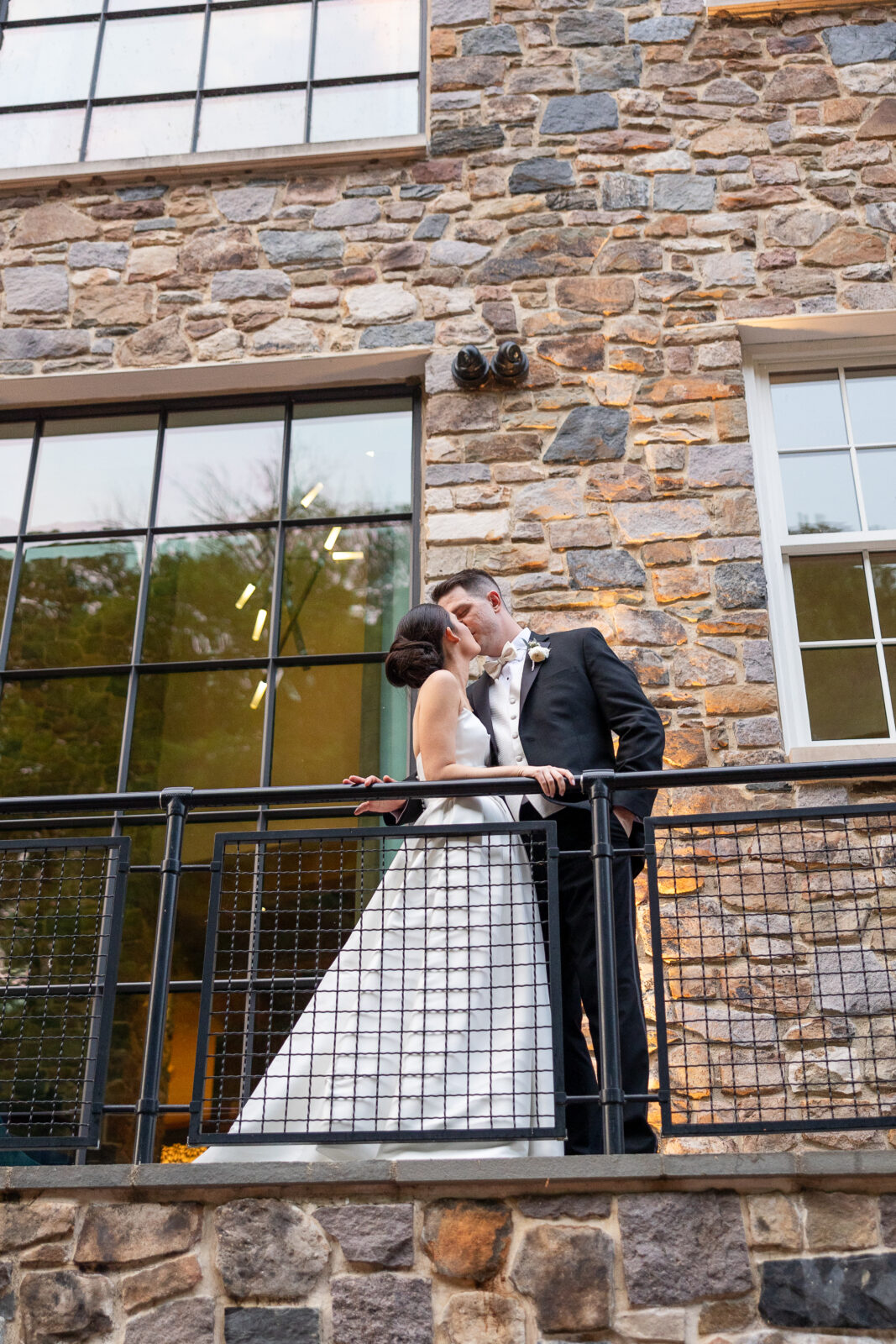 Soft evening light wedding portraits in New Hope Pennsylvania