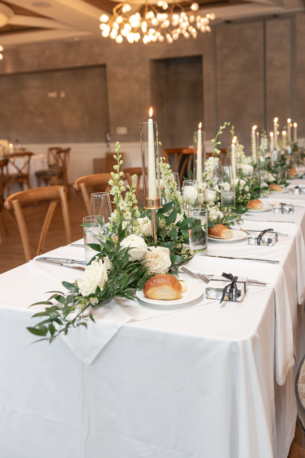 Wedding reception at River House at Odette’s in New Hope PA