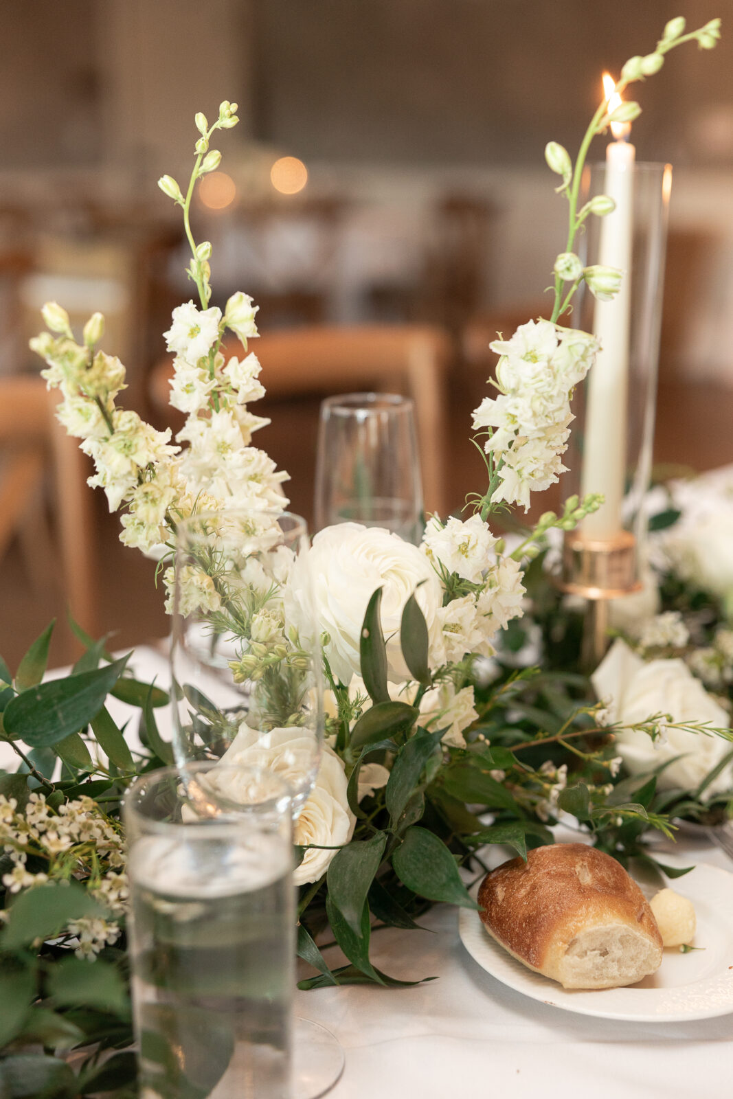 Wedding reception at River House at Odette’s in New Hope PA