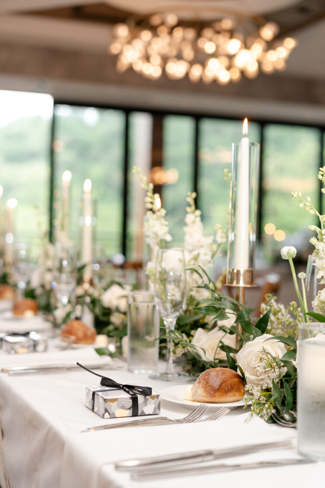 Wedding reception at River House at Odette’s in New Hope PA