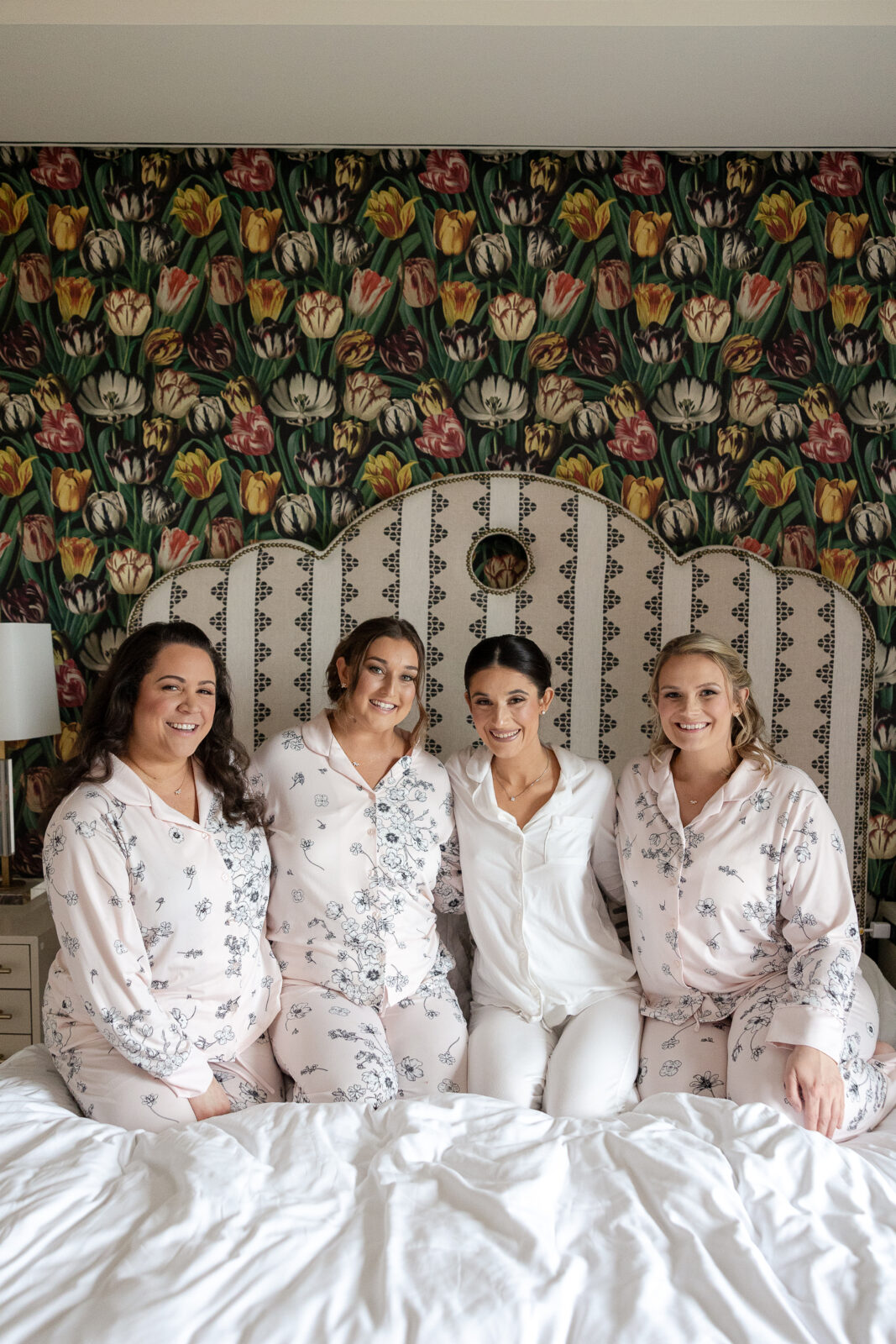 Bride and bridesmaid at PA wedding venue bridal suite