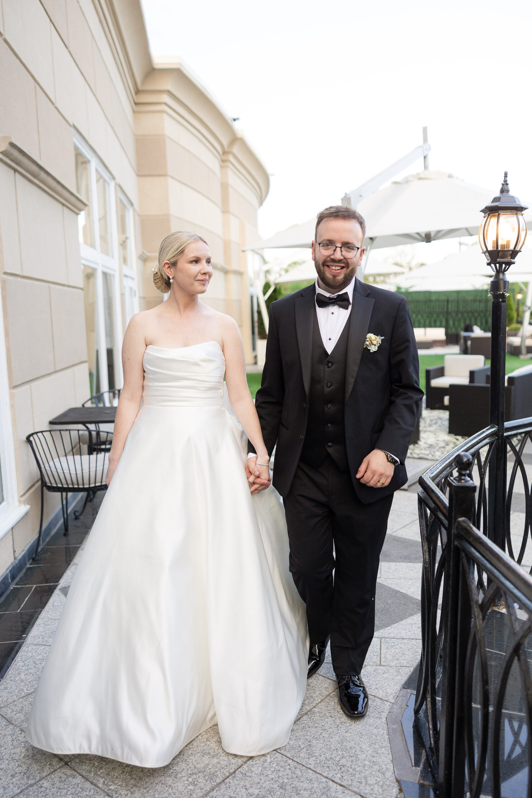 Bride and groom wedding portraits at VIP Country Club Wedding