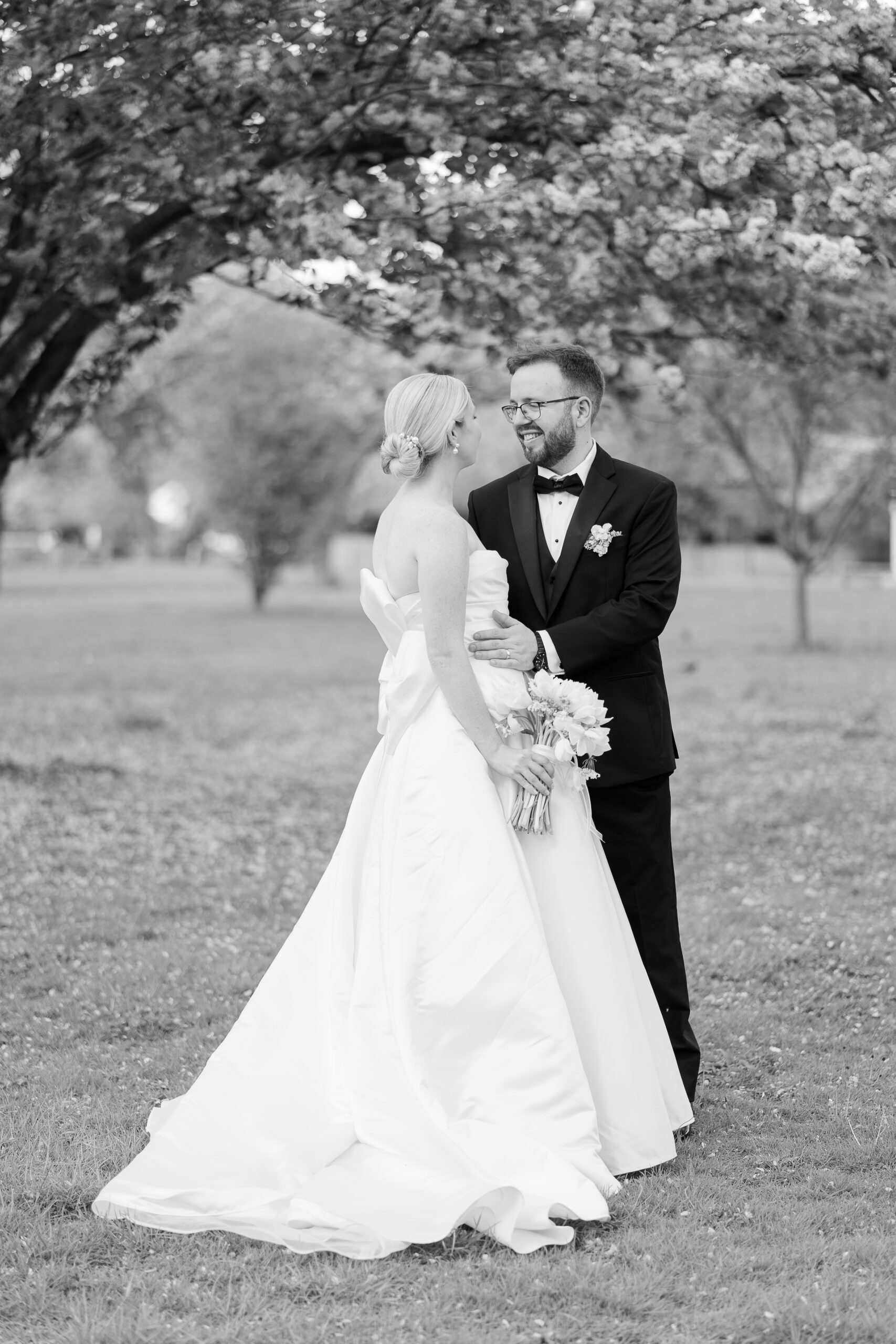 Bride and groom wedding portraits at VIP Country Club Wedding