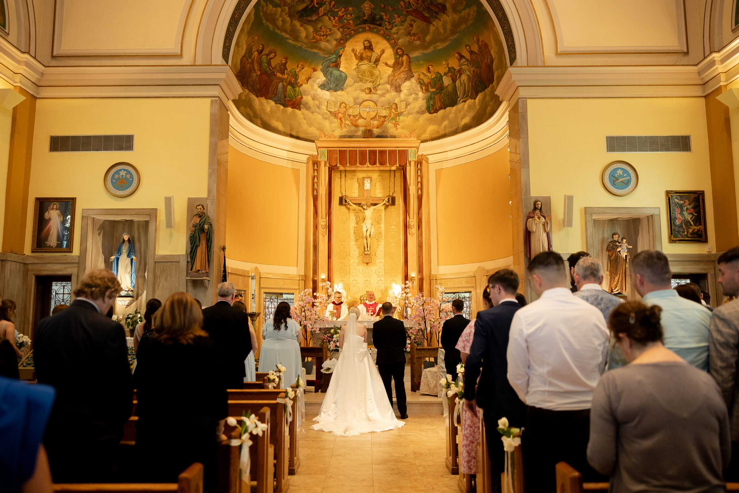 Irish Catholic wedding ceremony 