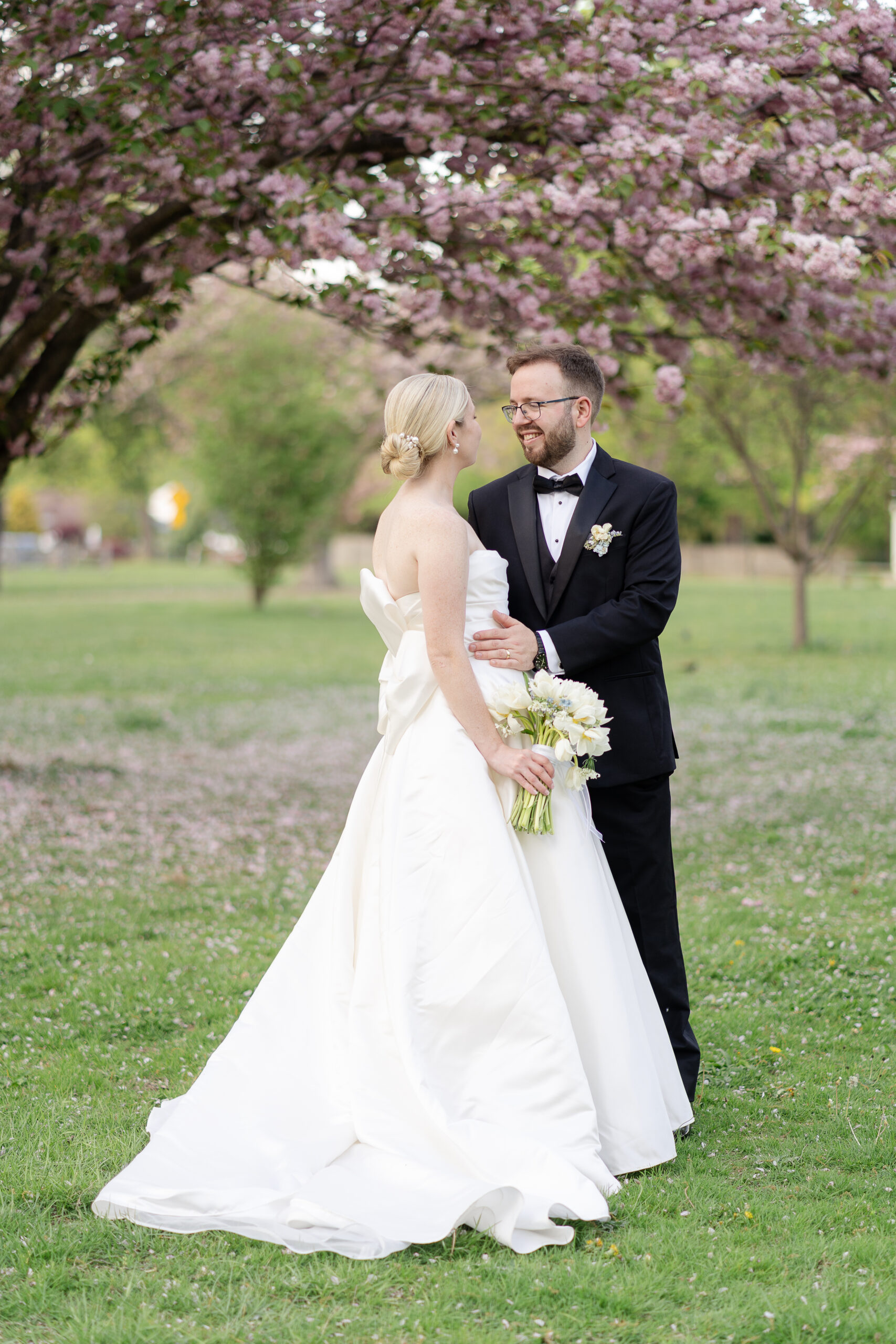 Bride and groom wedding portraits at VIP Country Club