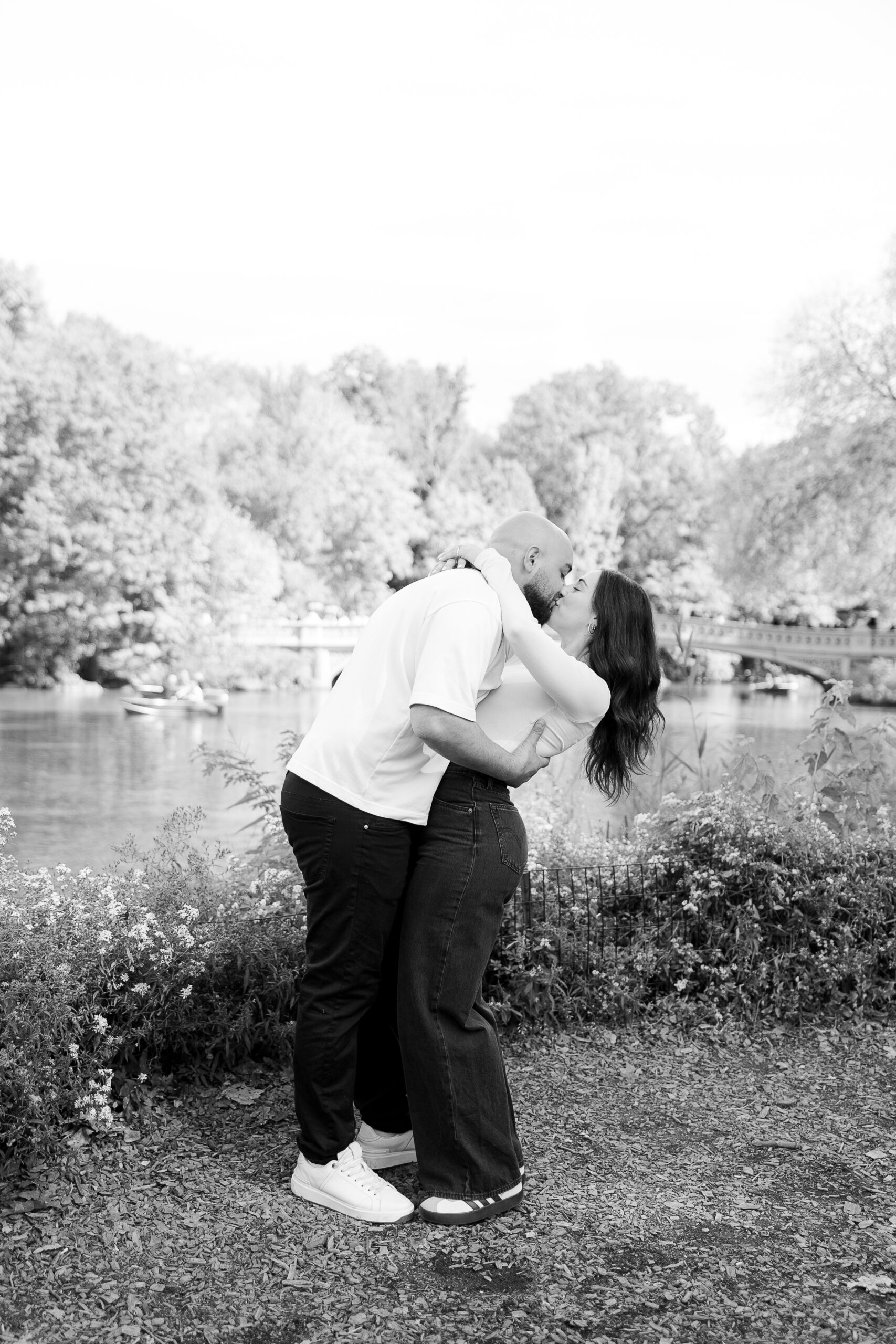Engagement photos in Central Park NYC