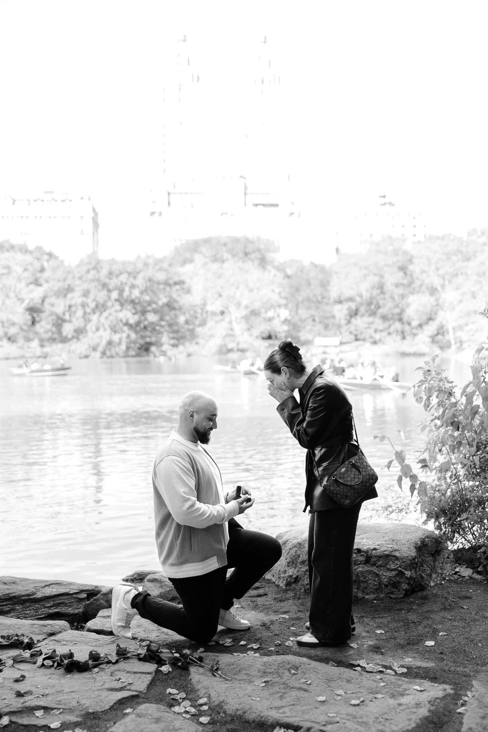 NYC couple surprise proposal