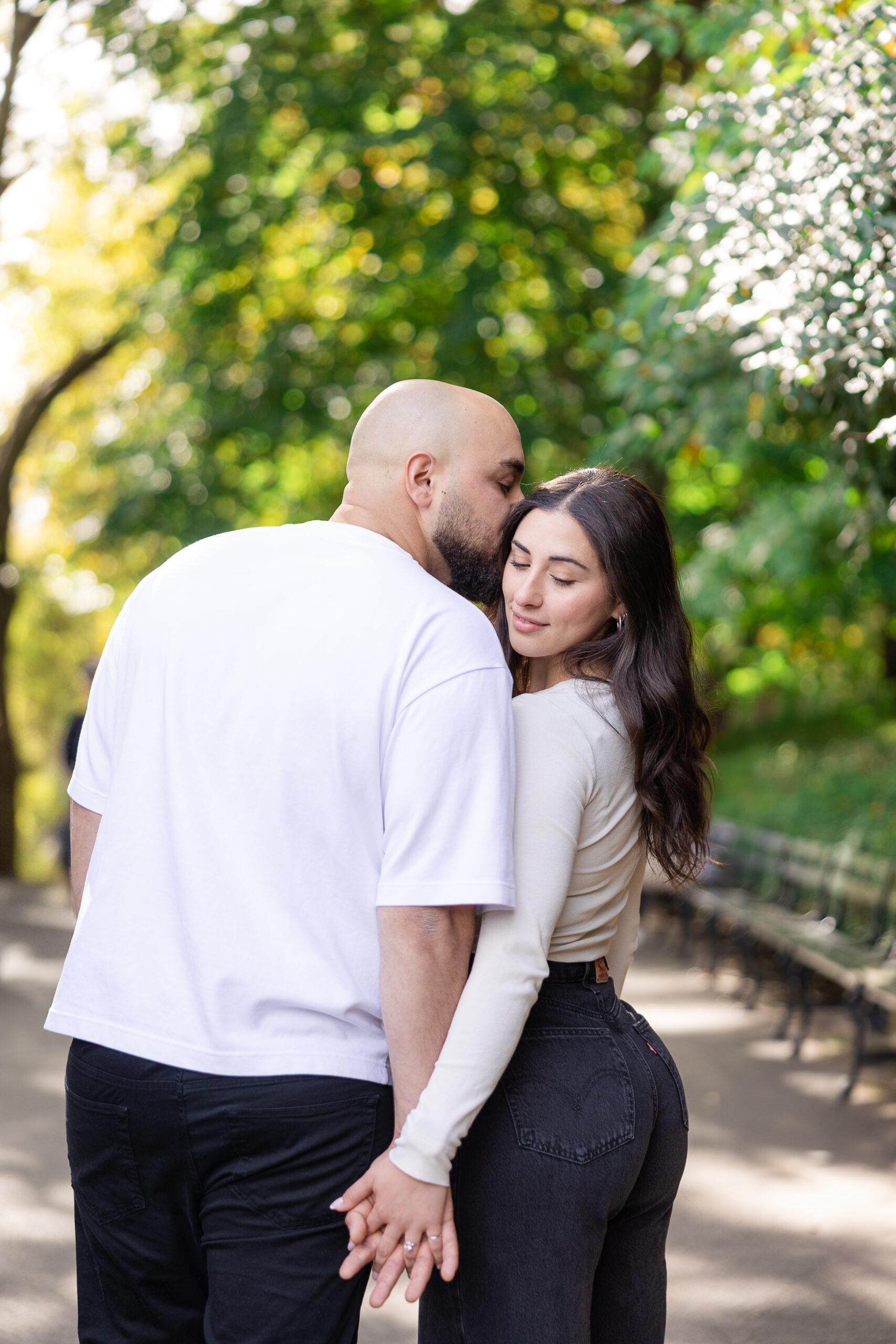 NYC engagement photography Central Park