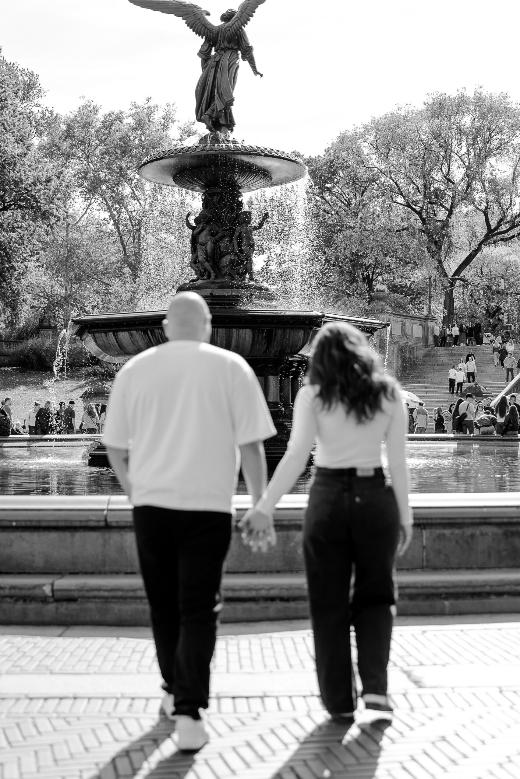 NYC engagement photography Central Park