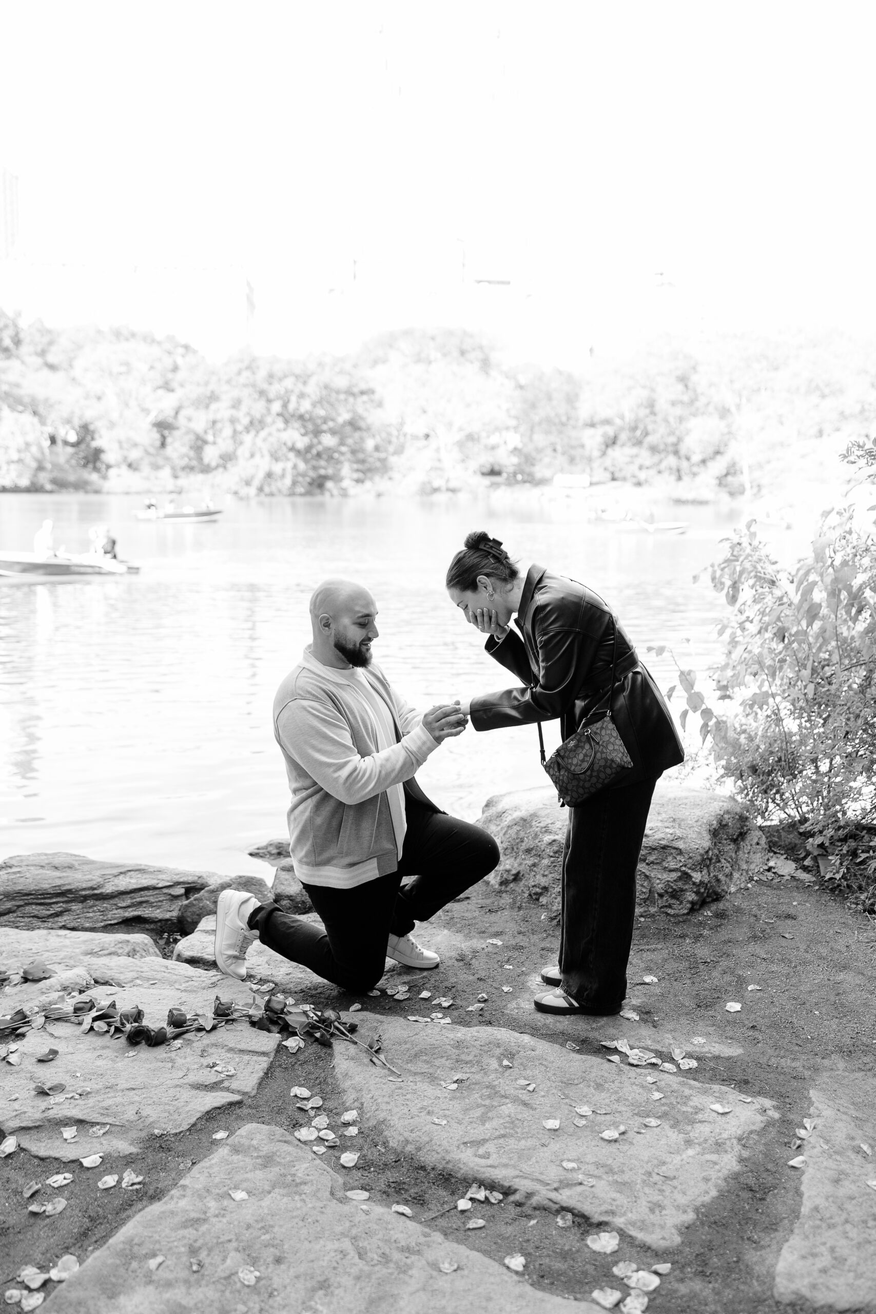 NYC couple surprise proposal