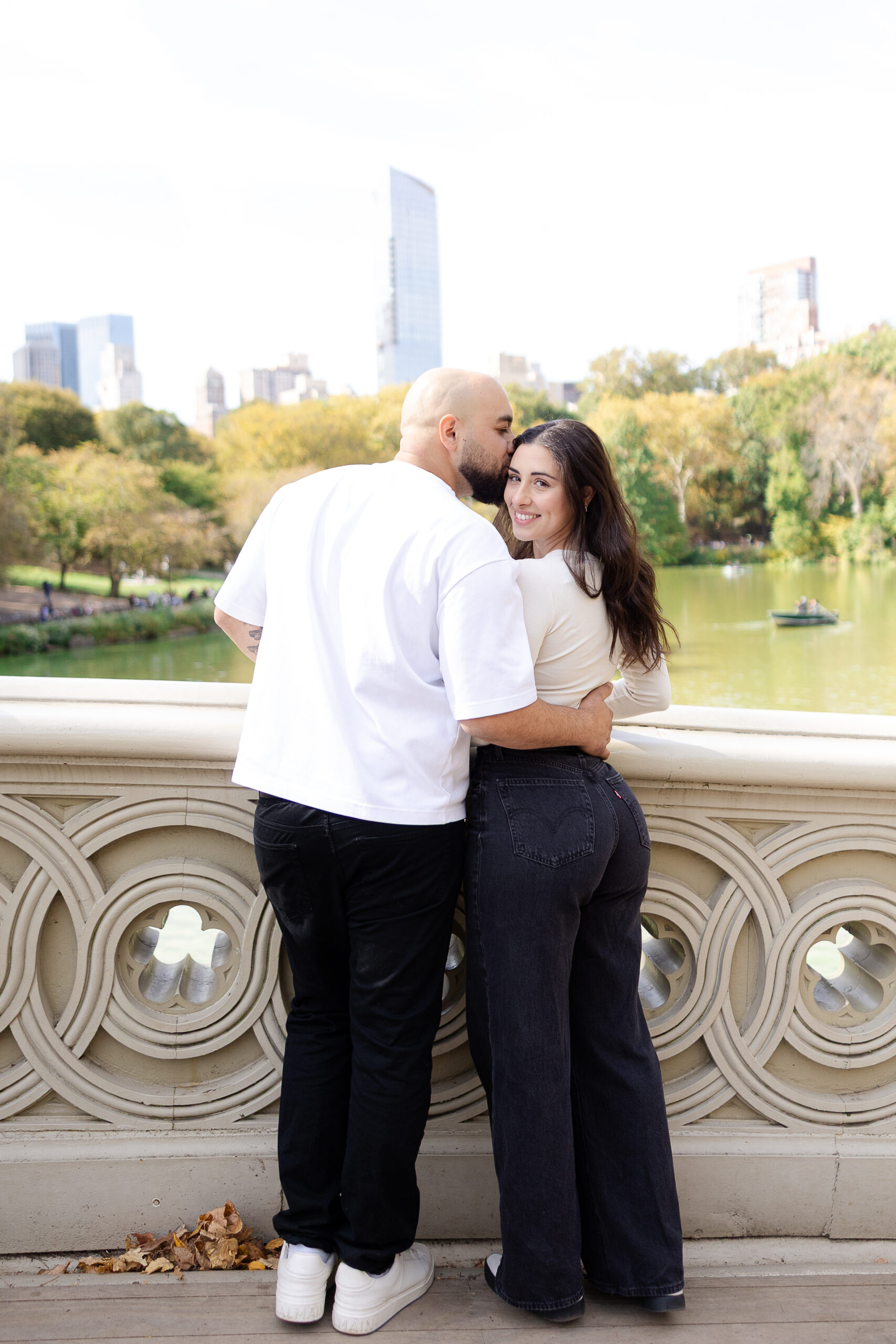 Bow Bridge Central Park proposal photos