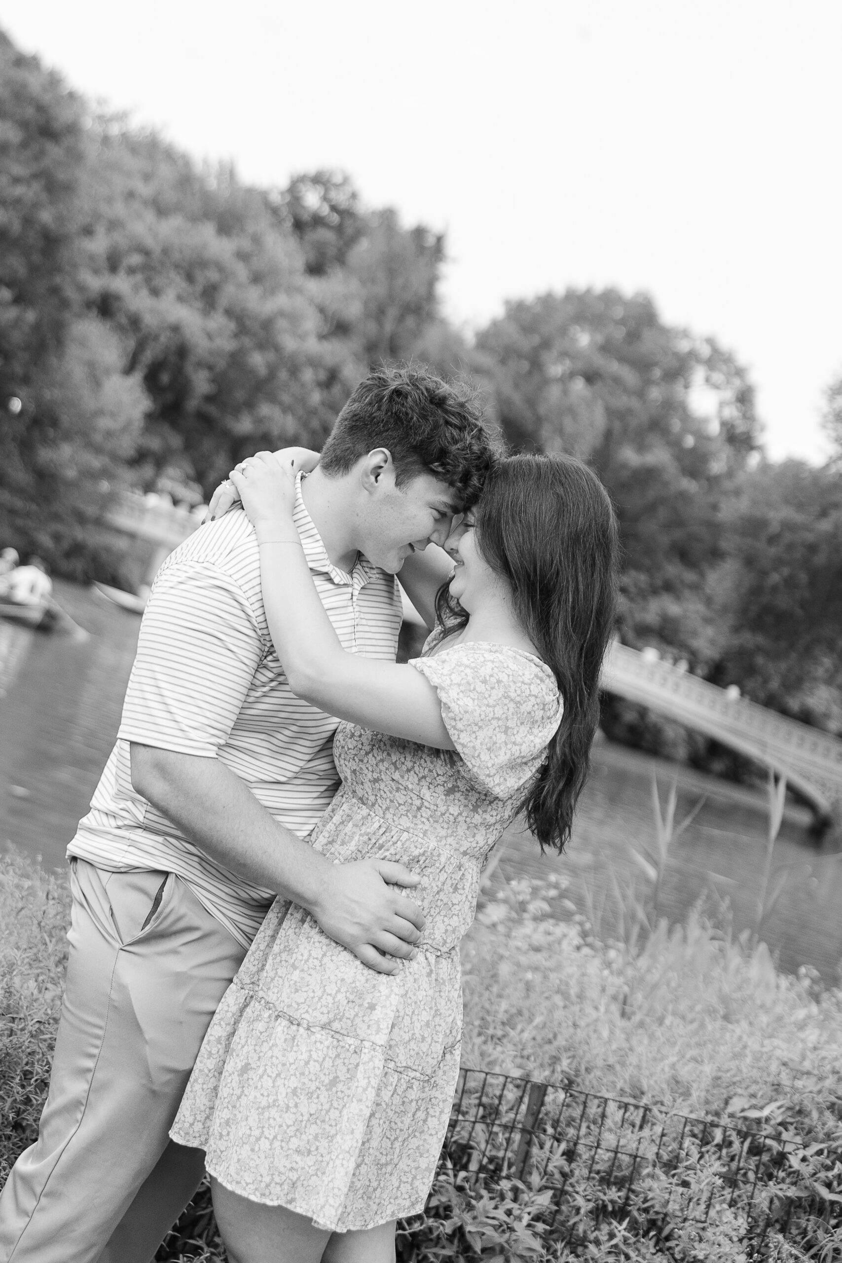 Engagement photos in Central Park NYC