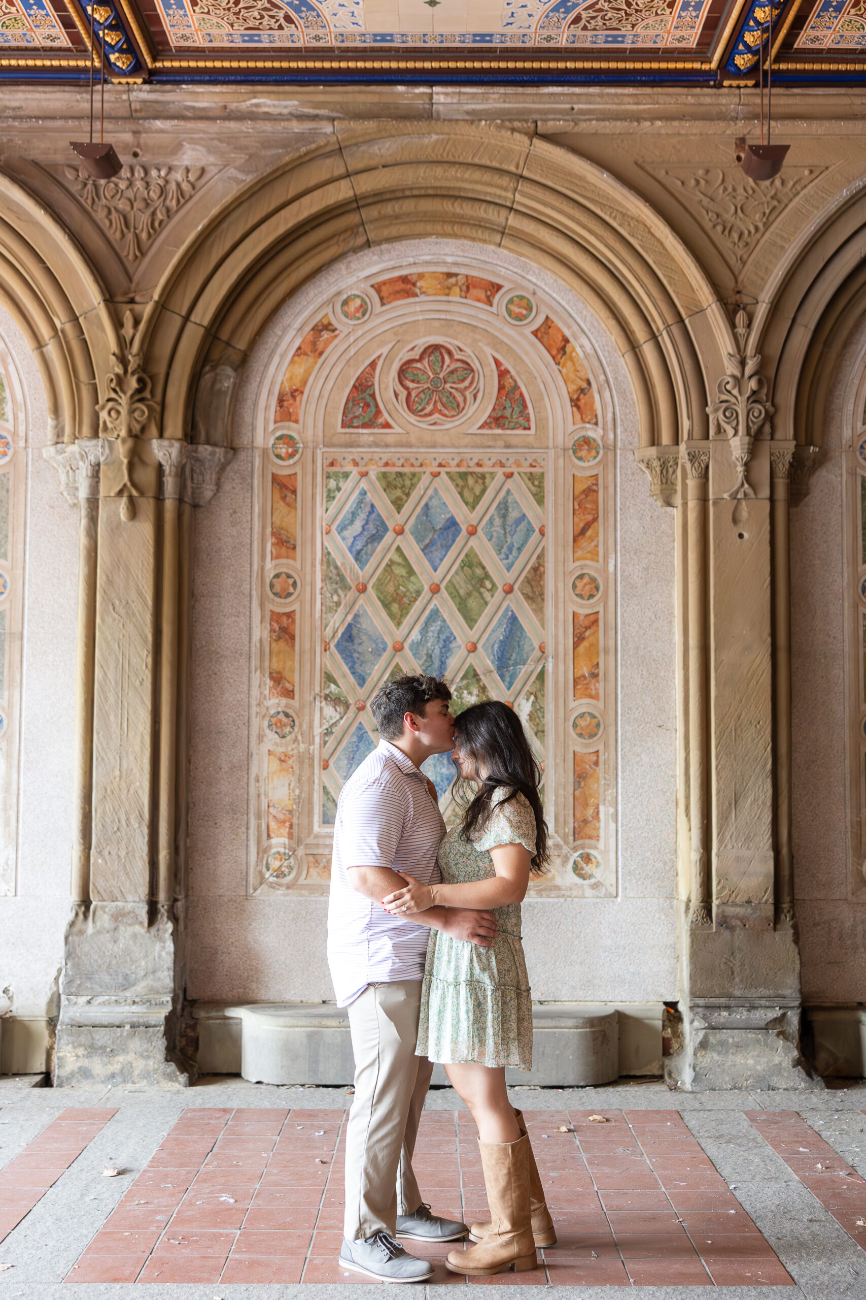 Central Park surprise engagement Manhattan