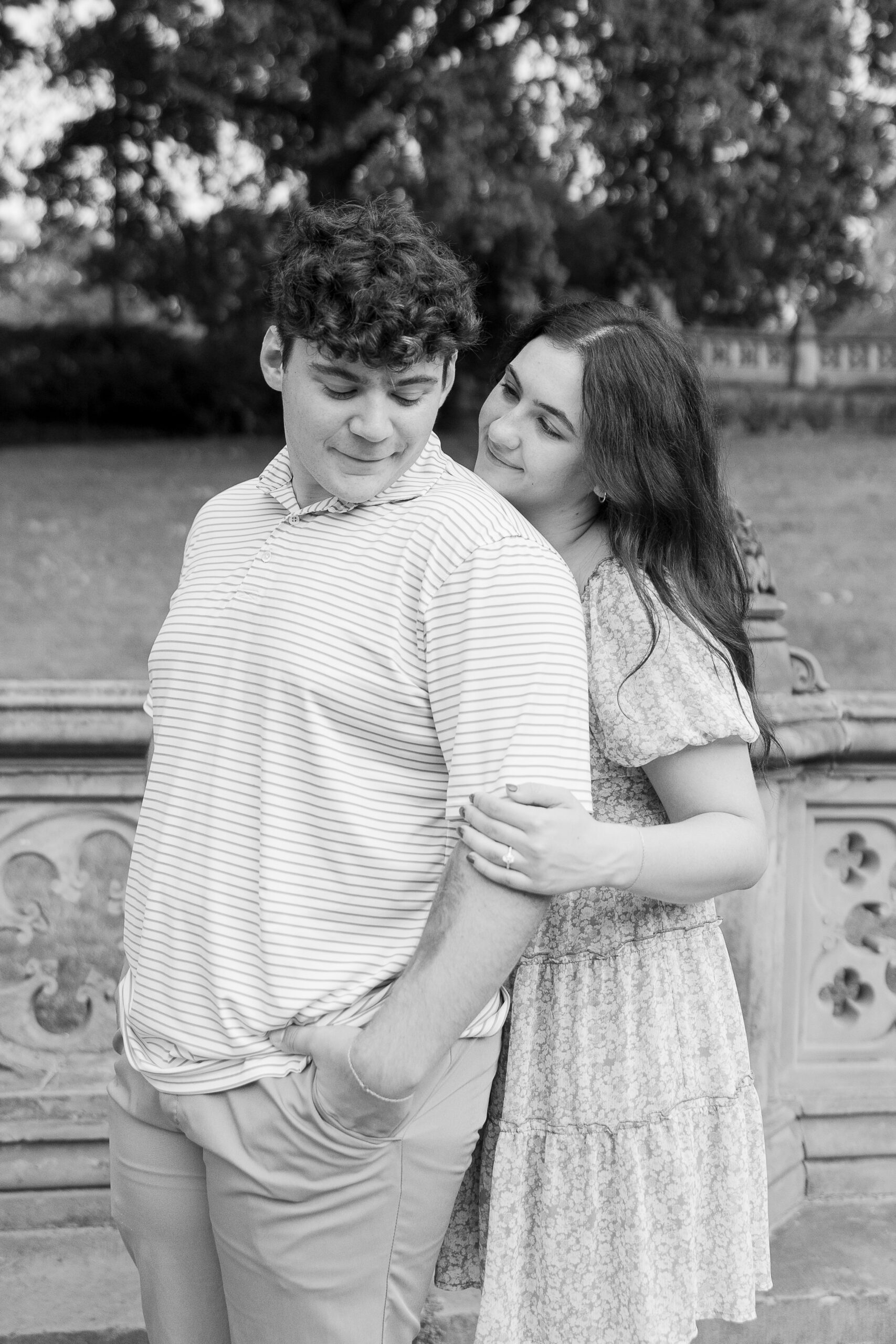 Central Park surprise engagement Manhattan