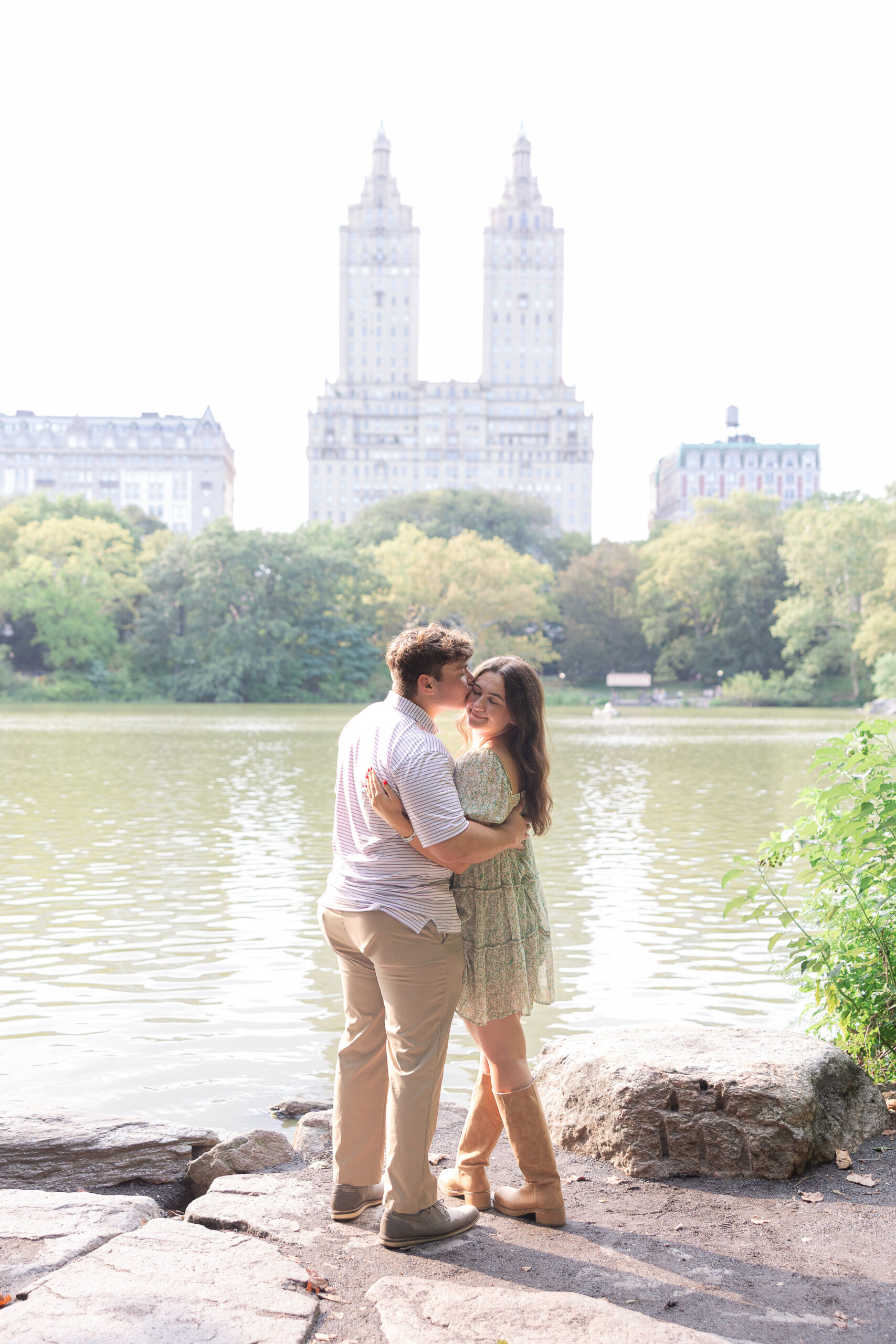 Central Park engagement photography session