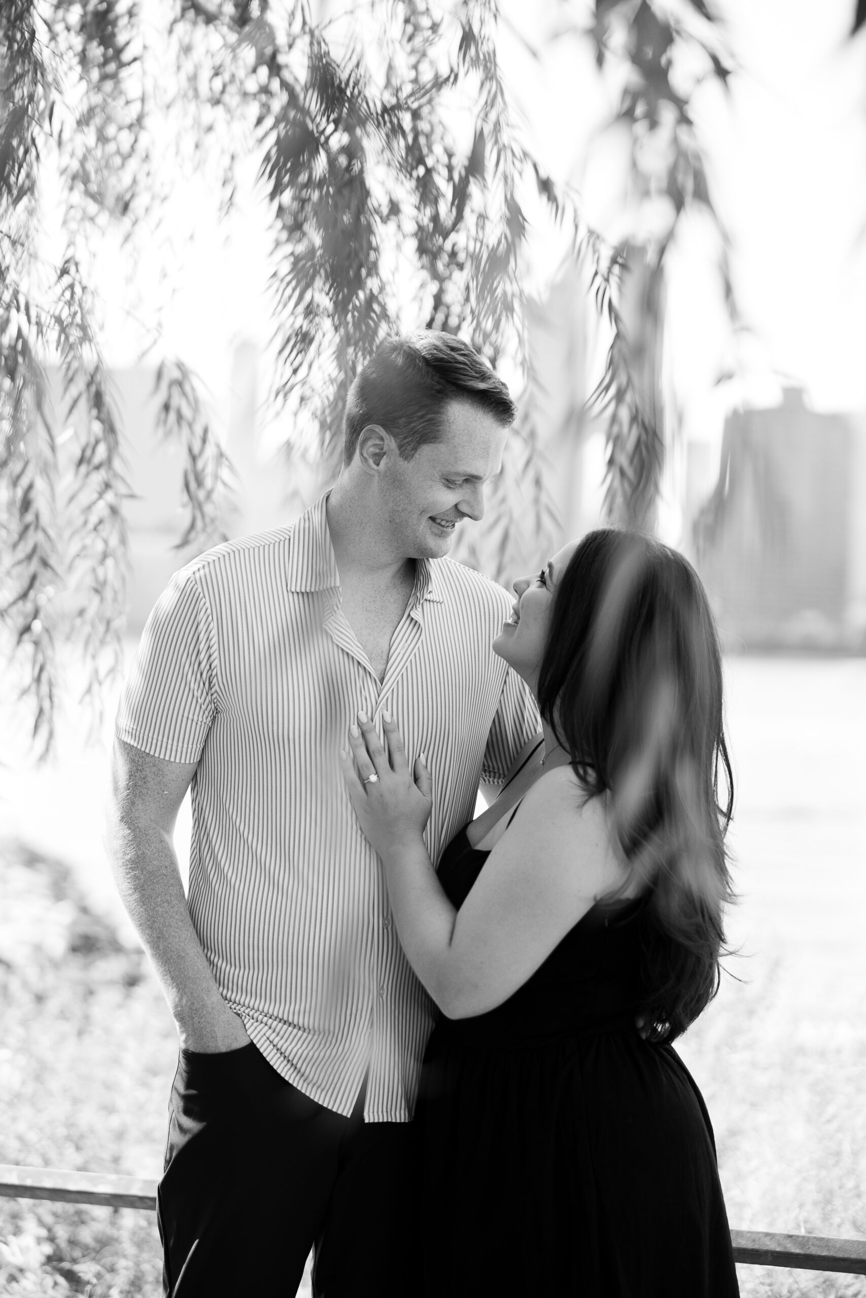 Long Island City Queens engagement session with NYC Couple