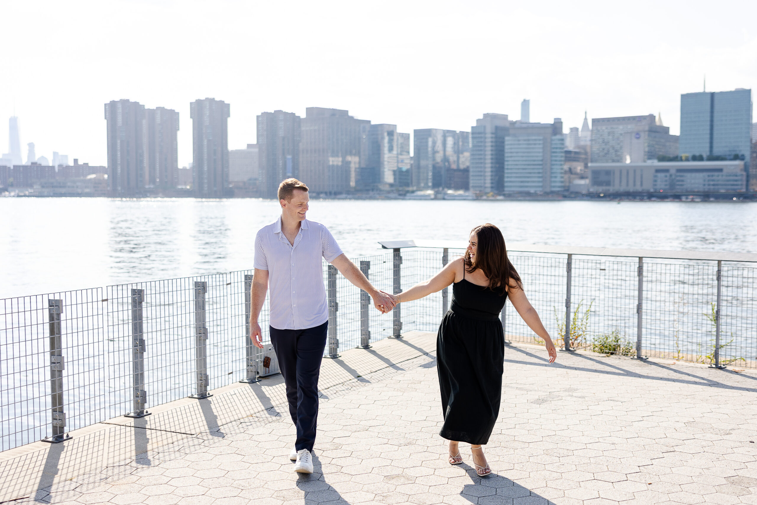LIC Queens engagement photos