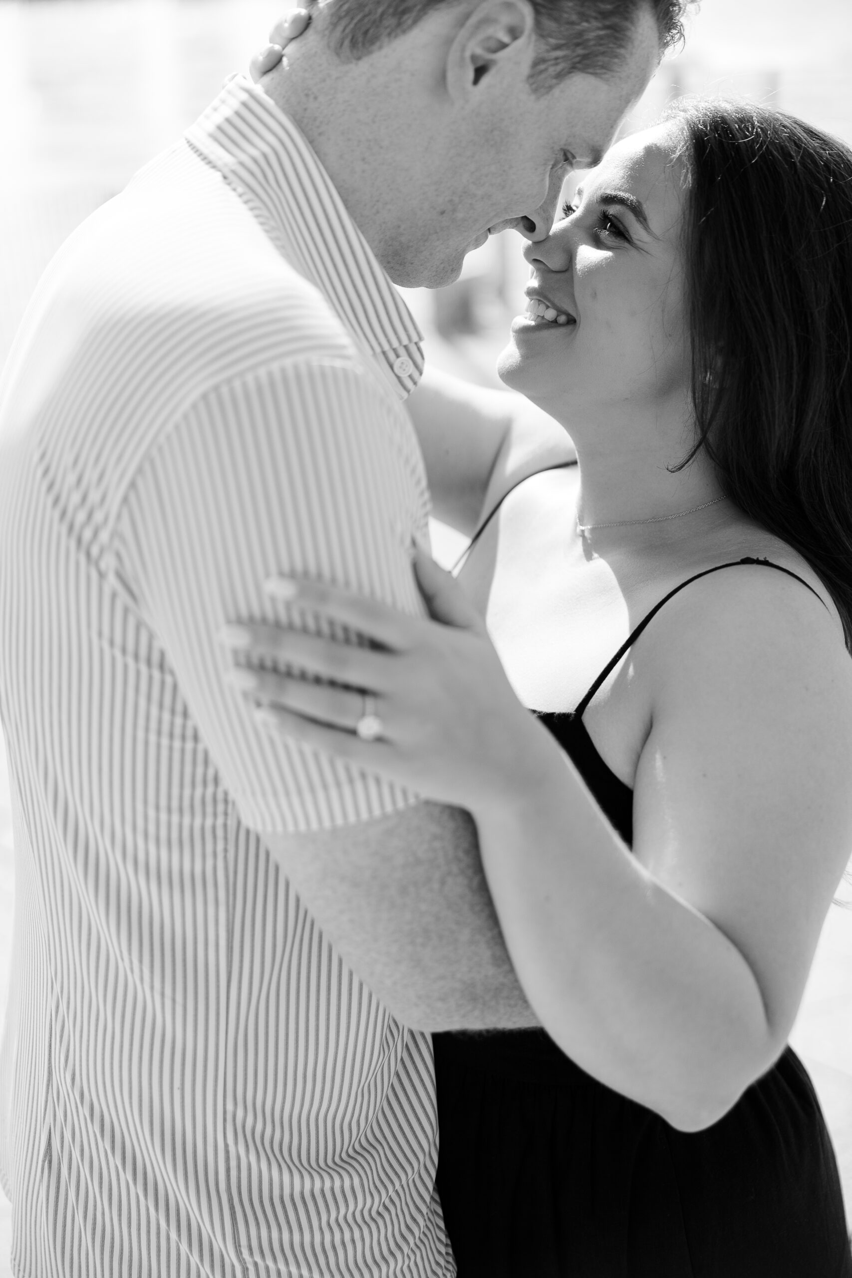 LIC Queens engagement details with ring