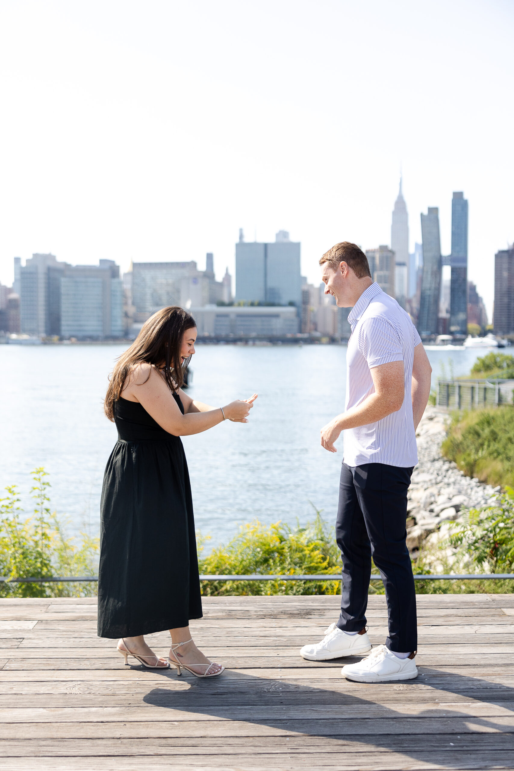 Romantic Proposal On The Knees in NYC