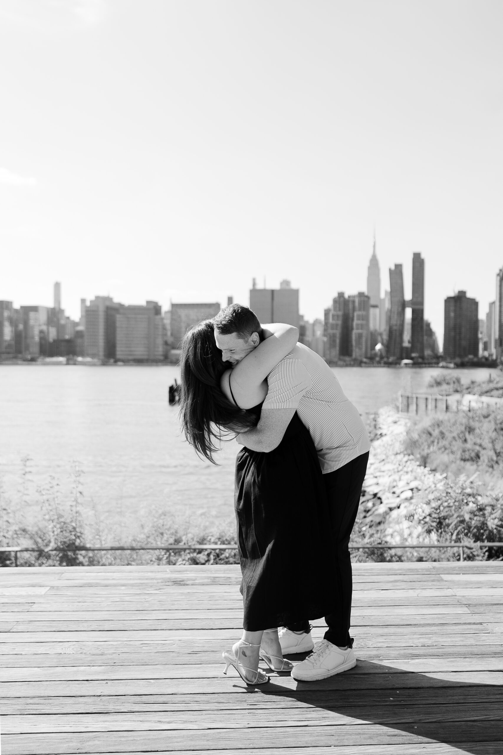 Just engaged portraits in NYC