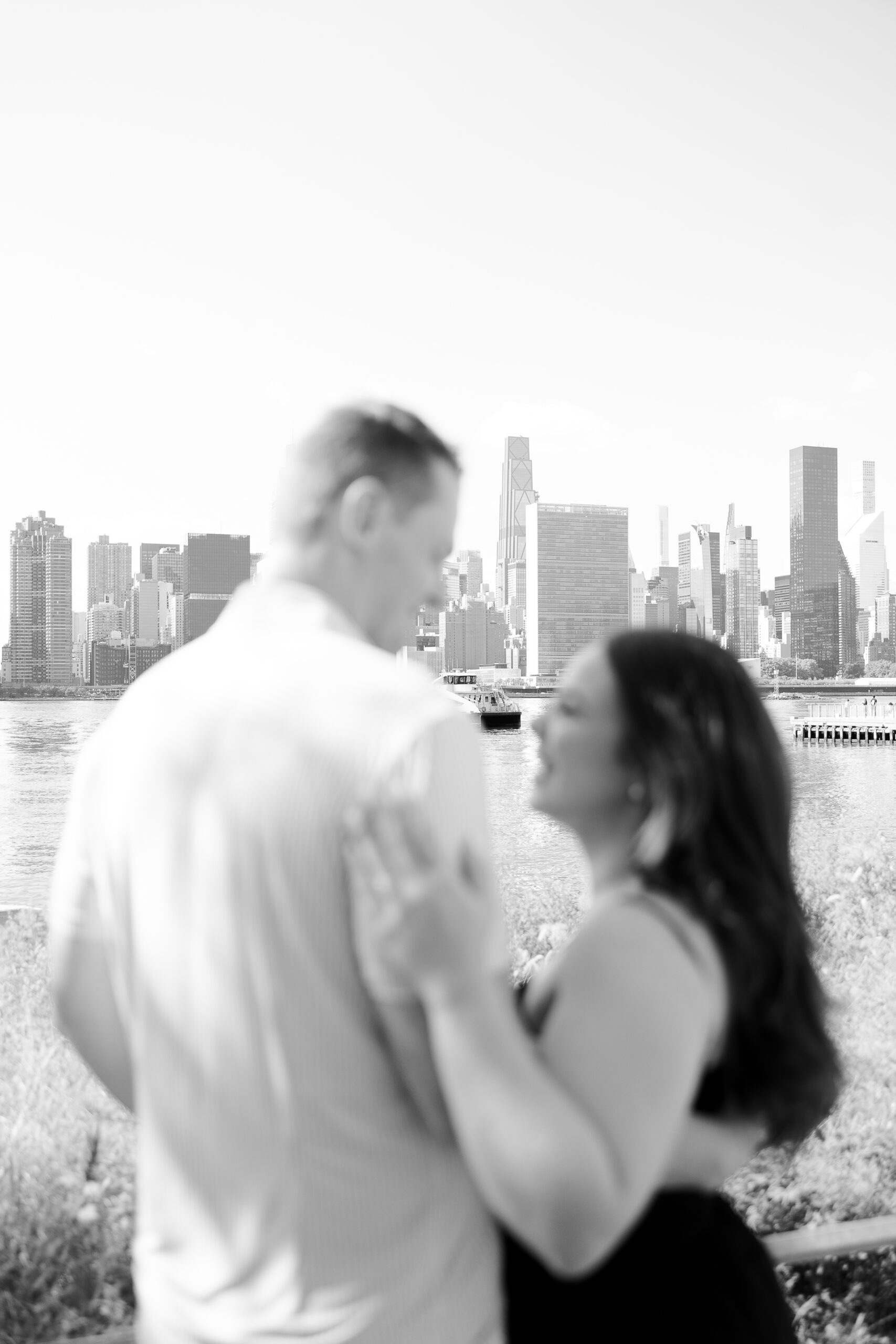 Long Island City Queens engagement session with NYC Couple