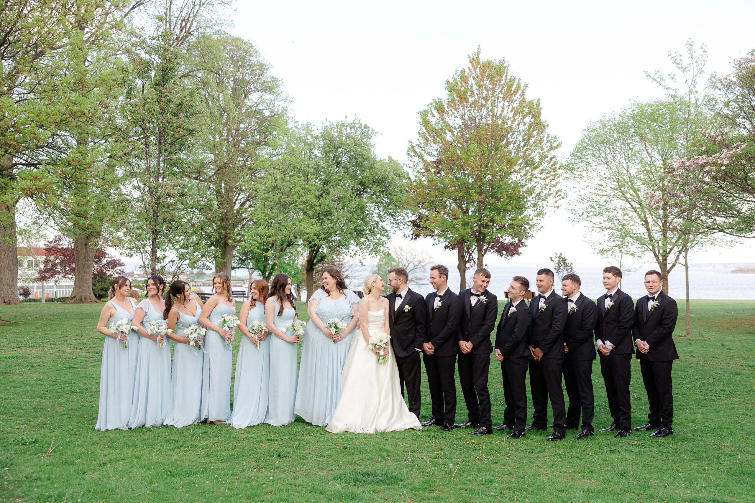 VIP Country Club wedding party photos