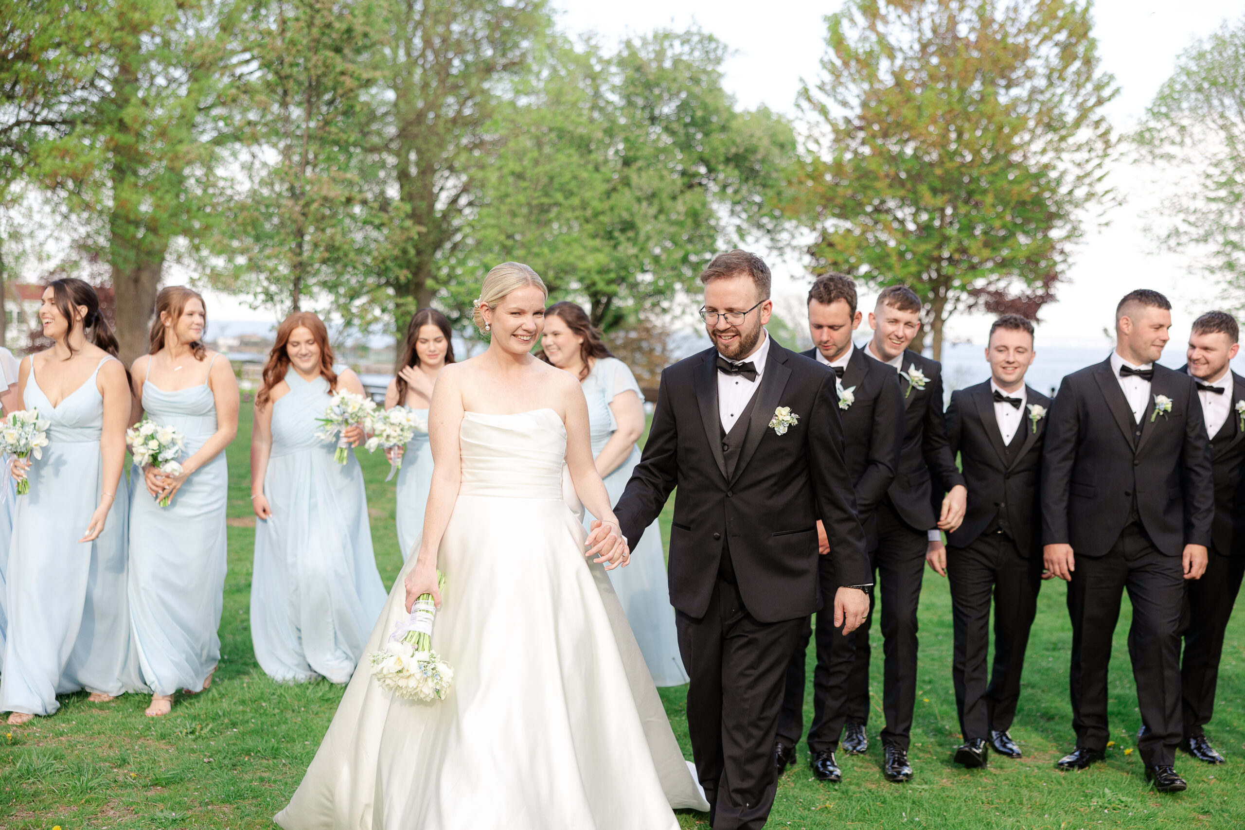 VIP Country Club wedding party photos