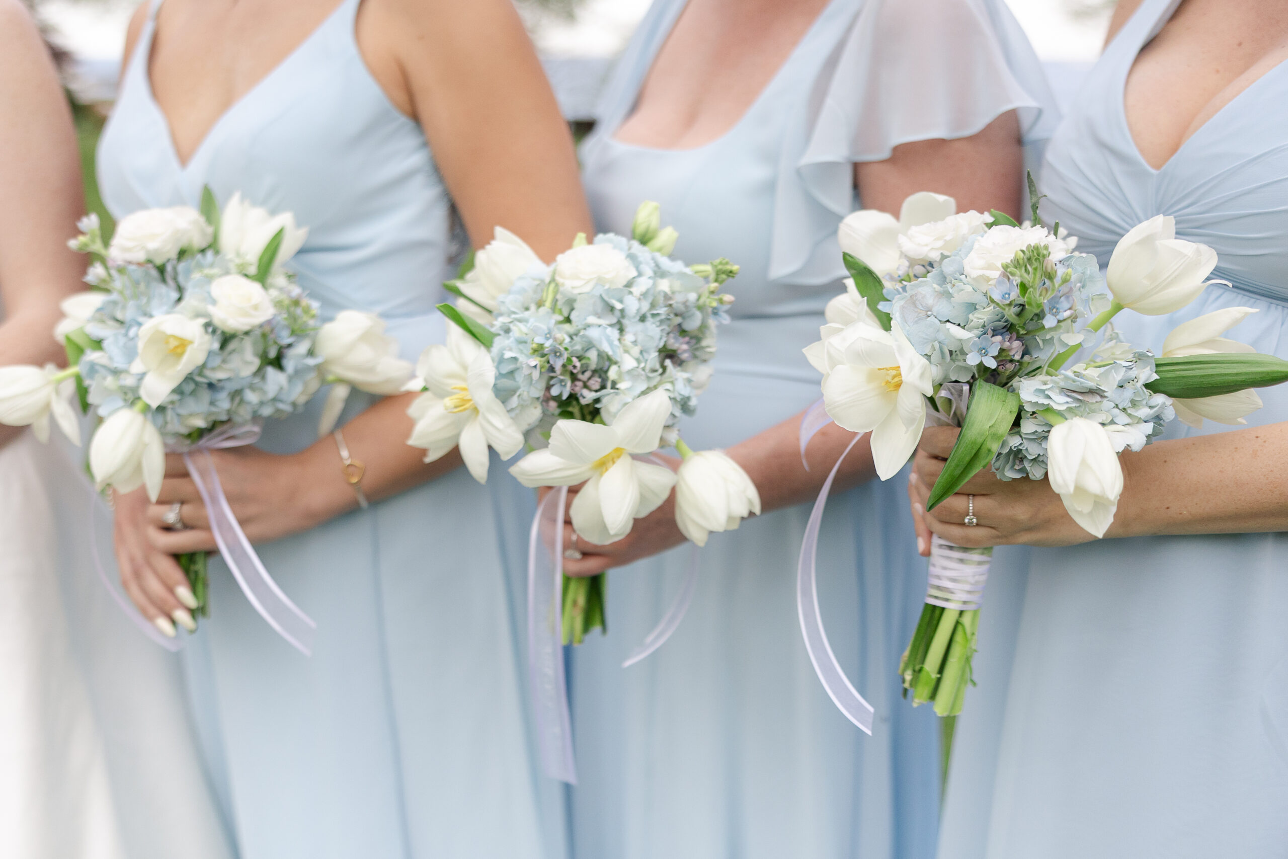 Bride with bridesmaid at VIP Country Club Wedding