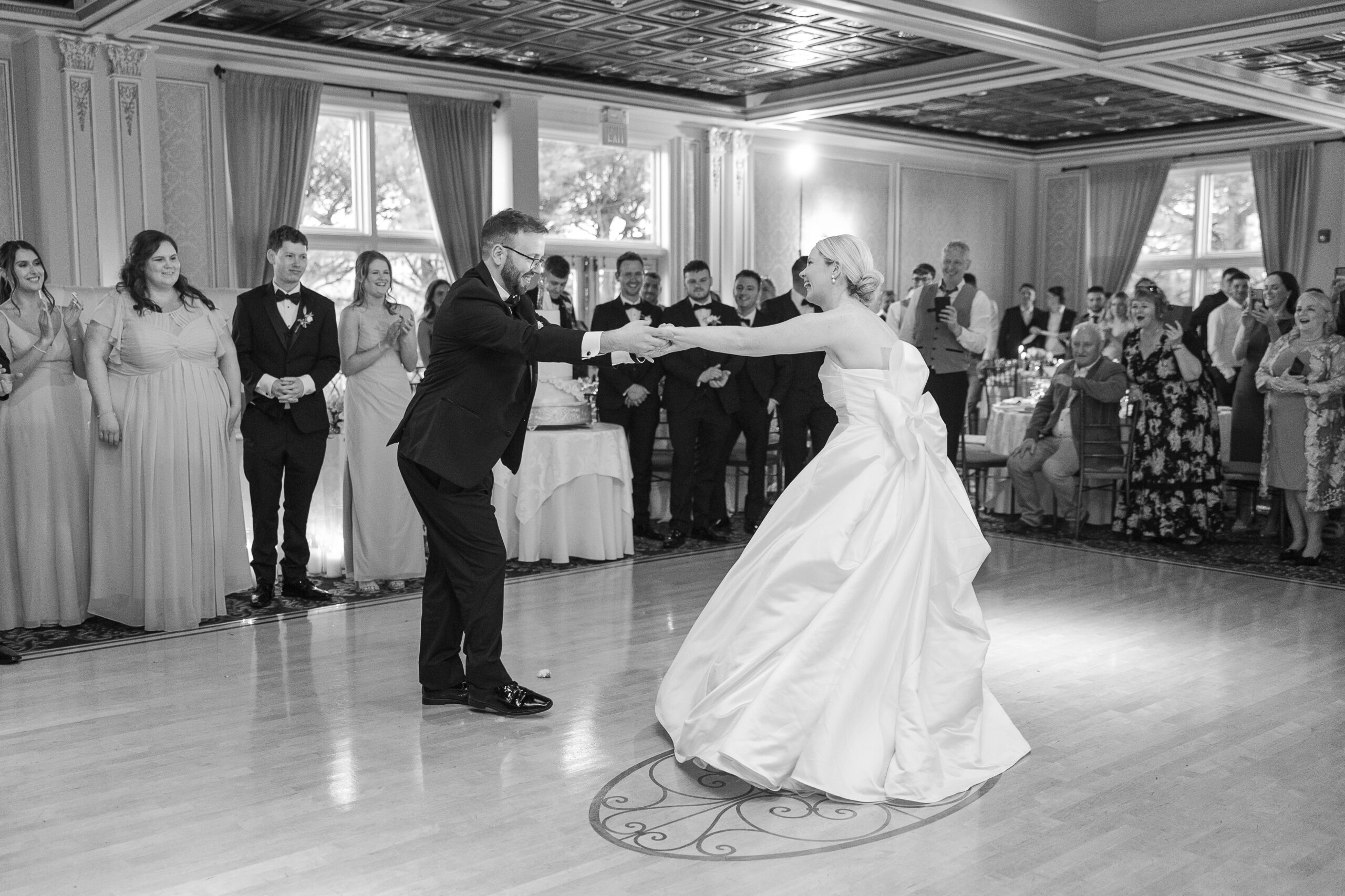 VIP Country Club wedding reception dance