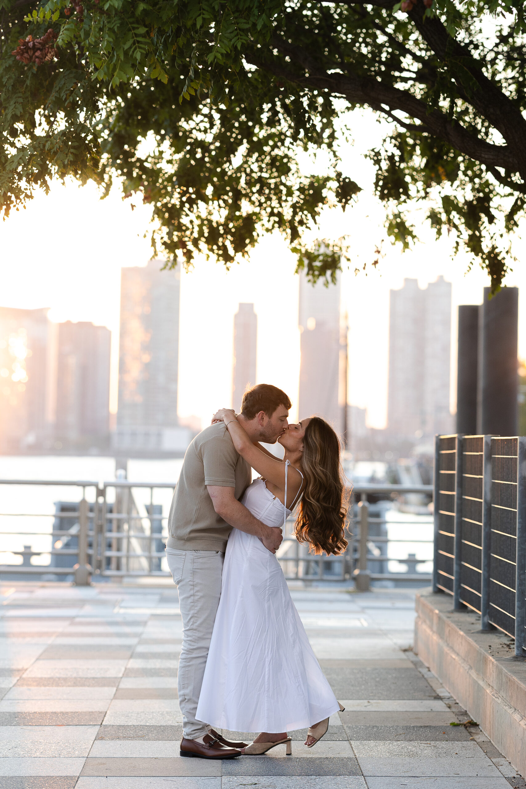 Tribeca Pier 15 engagement photos
