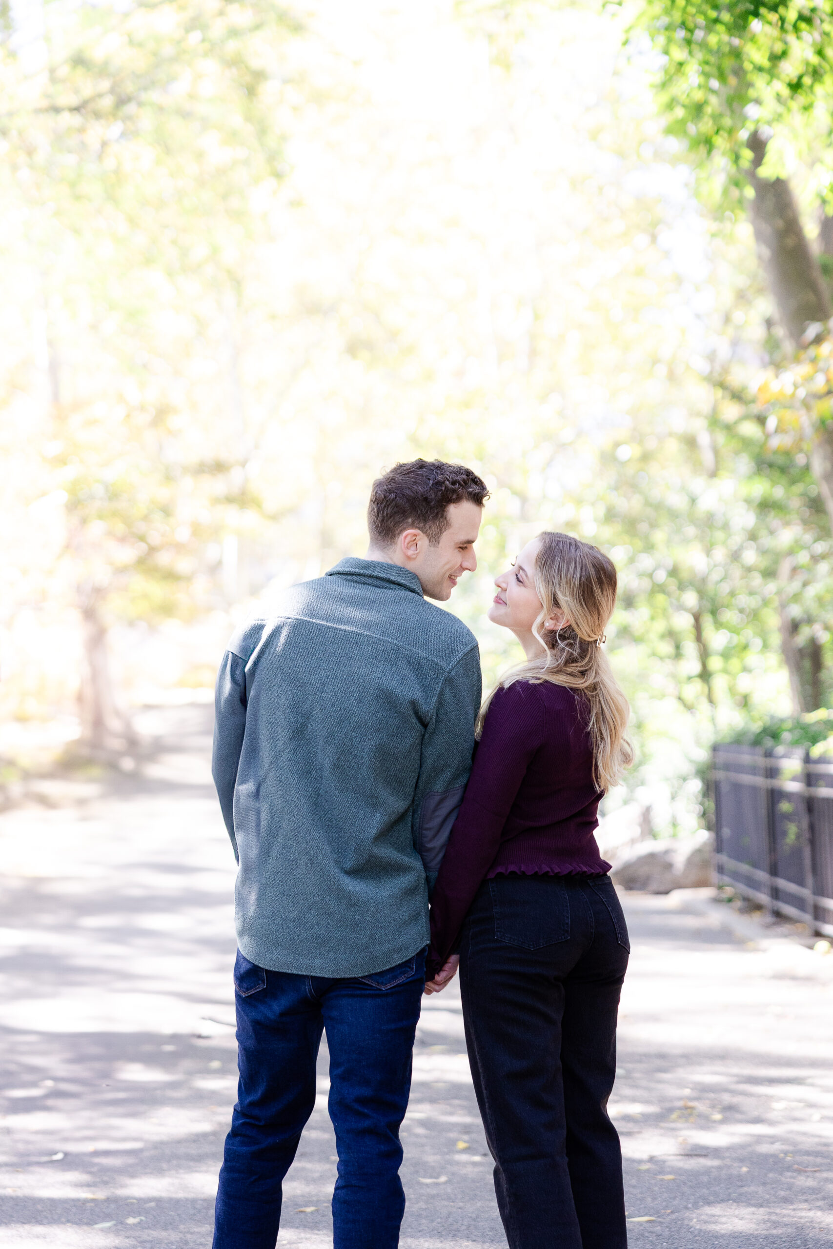 UES engagement at nearby park in NYC