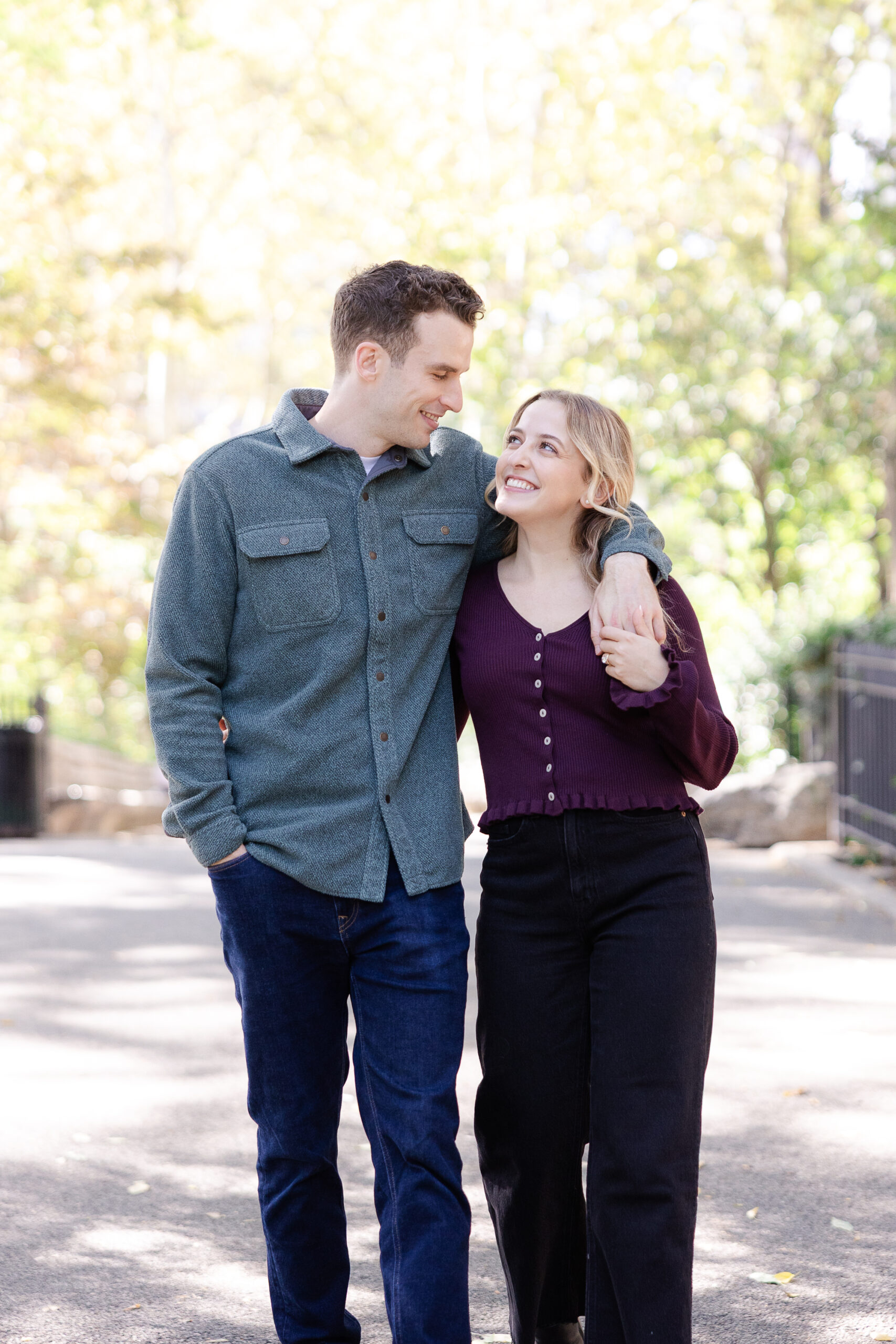 UES engagement at nearby park in NYC