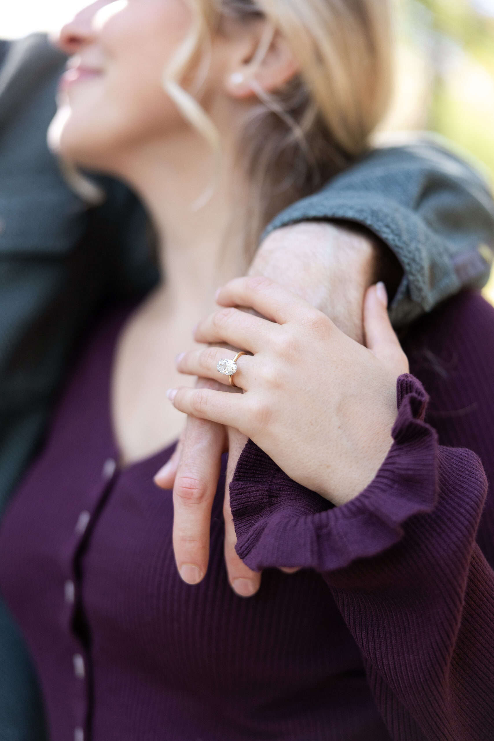Ring details for NYC engagement
