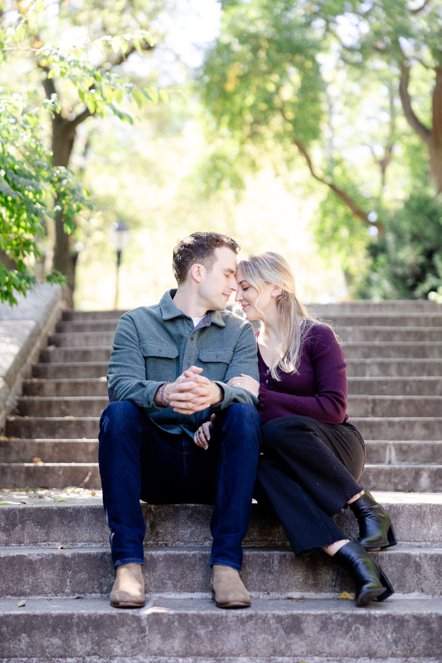 UES engagement at nearby park in NYC