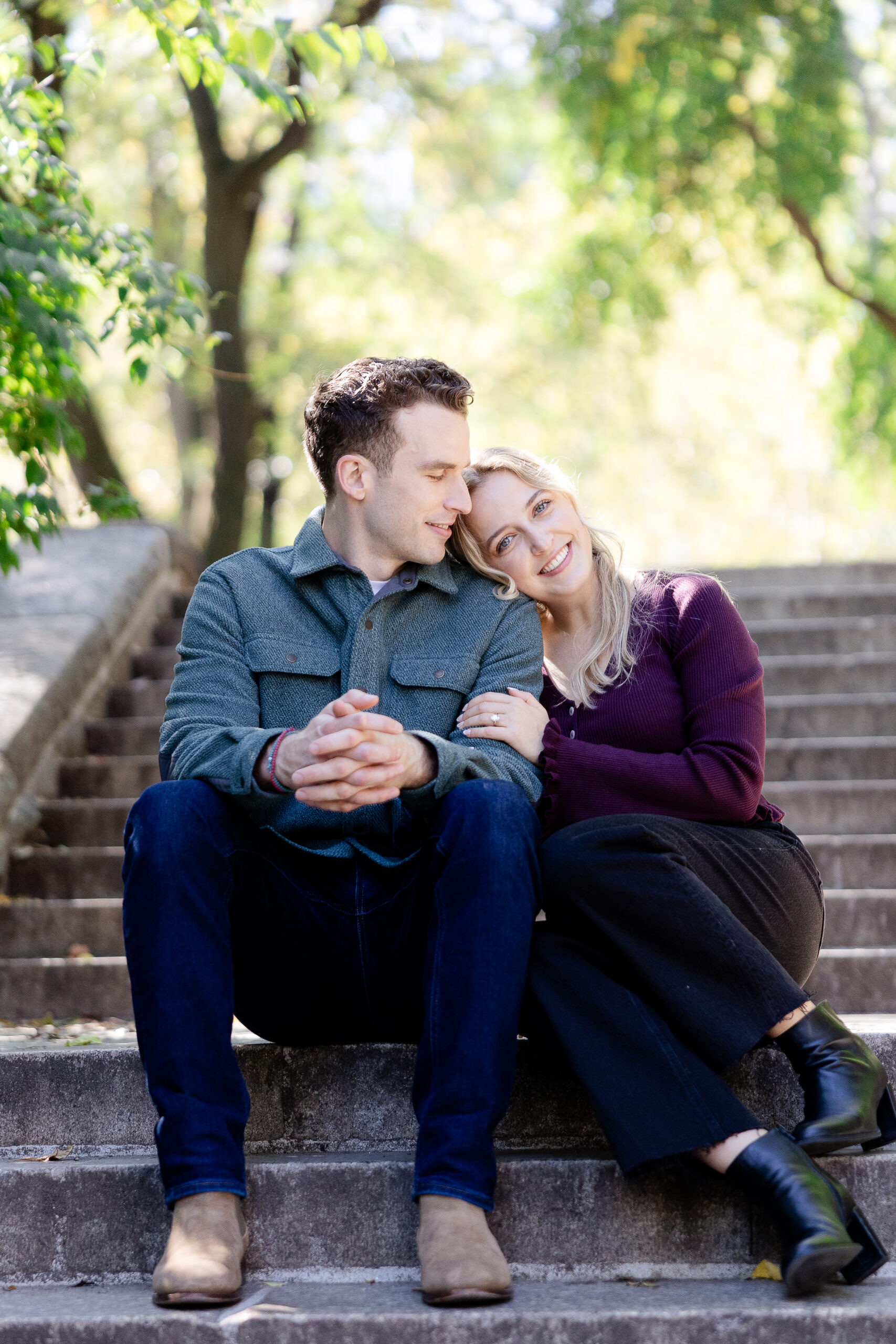 UES engagement at nearby park in NYC