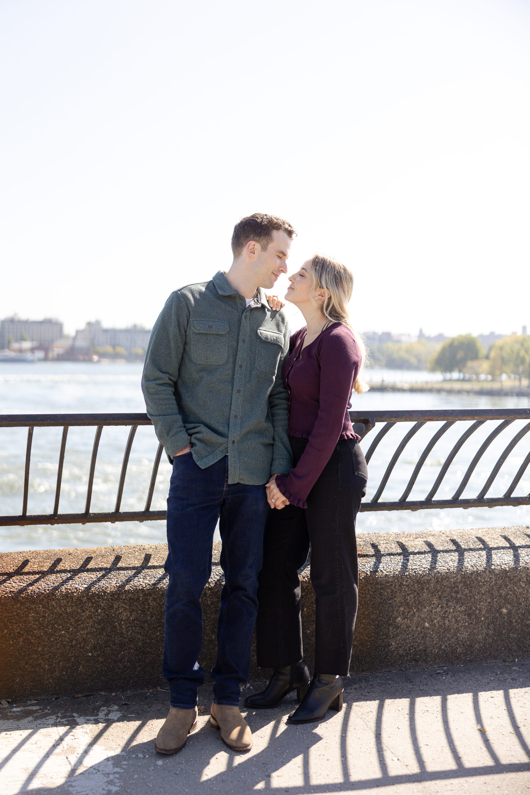 Upper East Side engagement session at NYC Pier