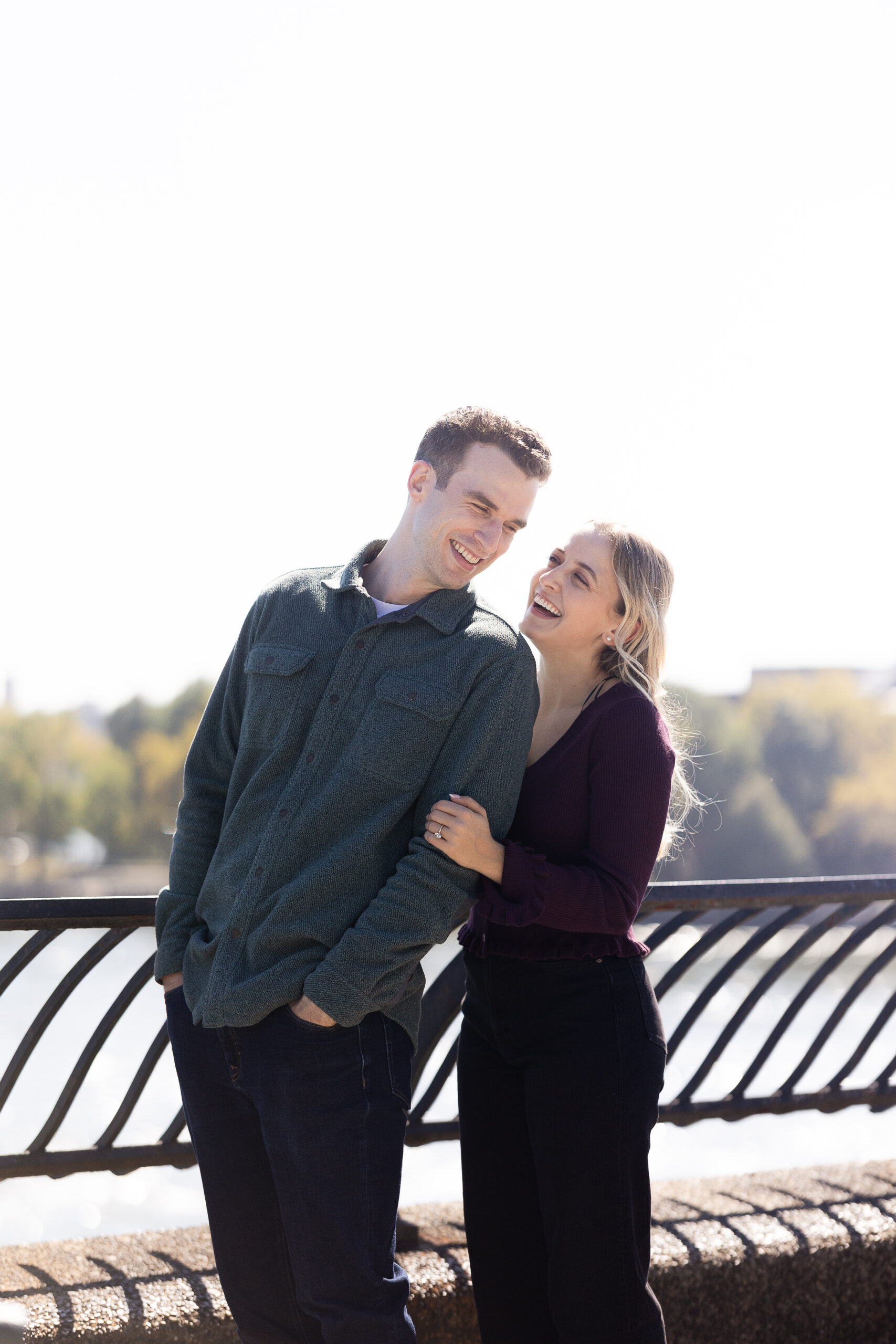 Upper East Side engagement session at NYC Pier