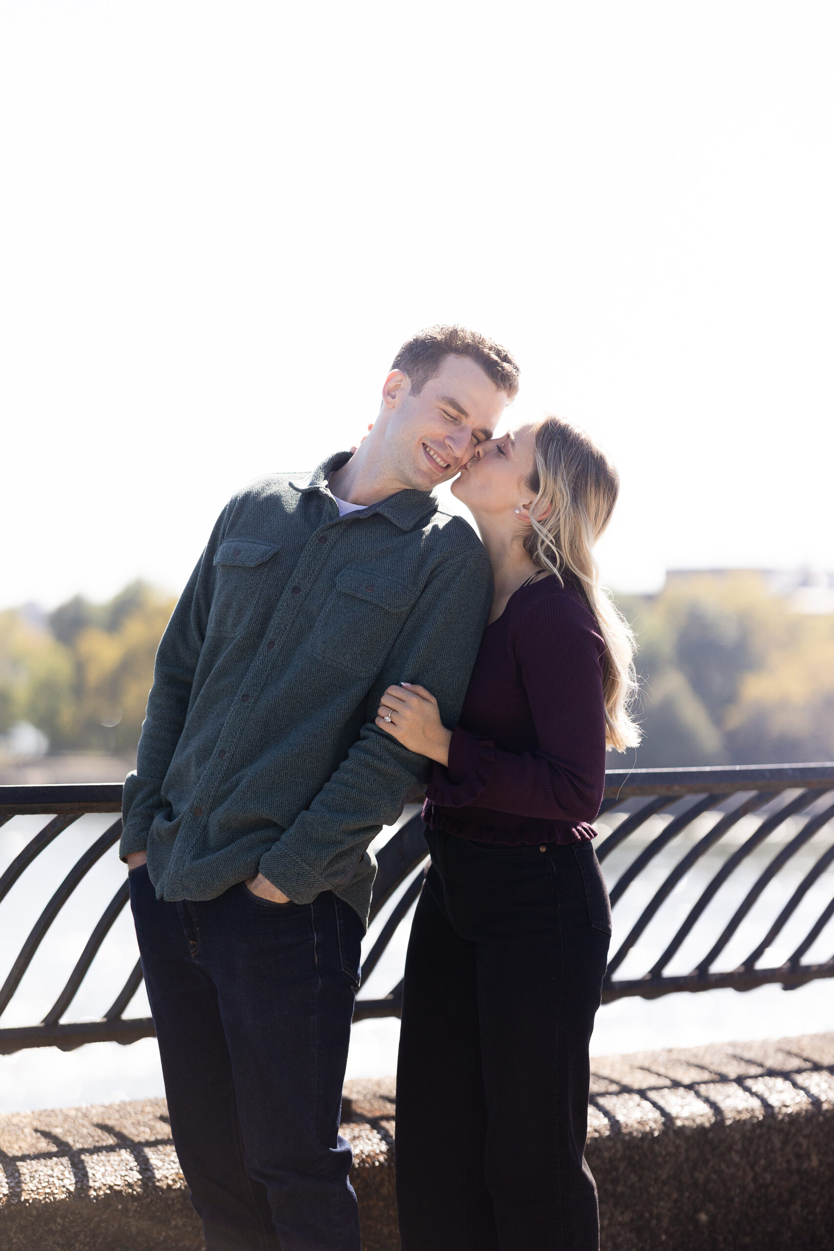 Upper East Side engagement session at NYC Pier