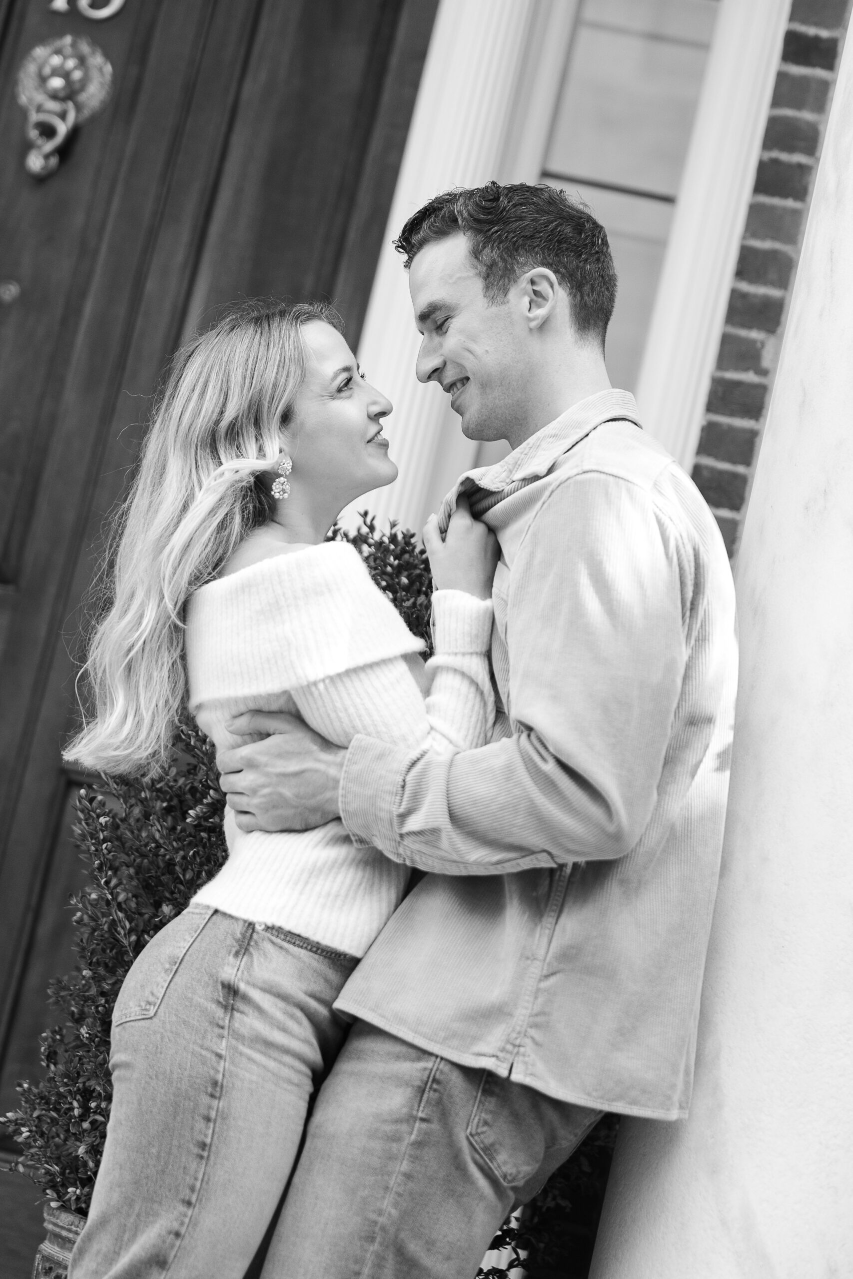 UES engagement couple portraits